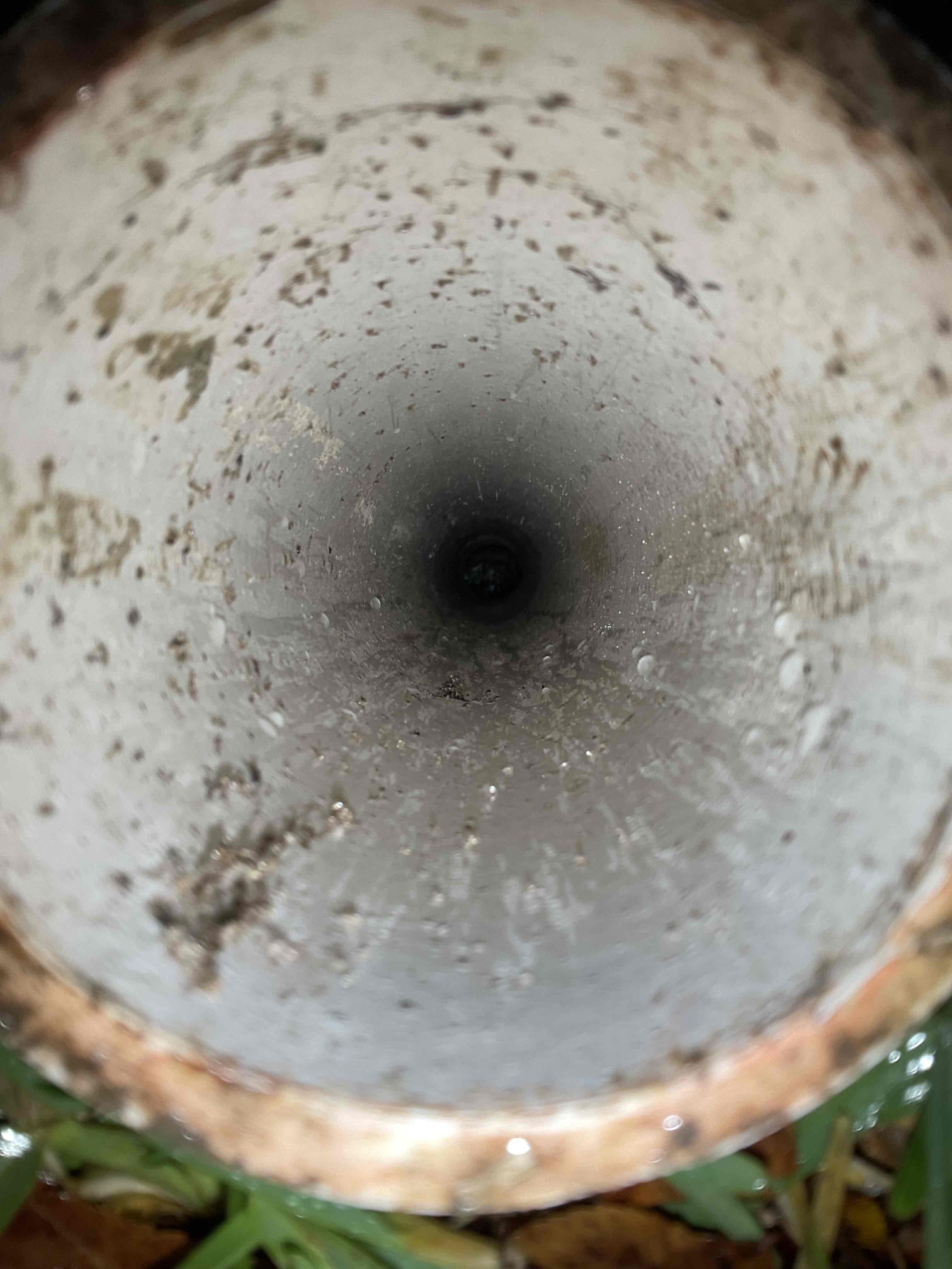 - attempt to pop clog on main sewer line on yard line.

No warranty on drain cable 

- successfully restored flow to main drain , and showed husband and took video however when letting the rain water into the sewer it backed up again very quickly let him know we need to run a camera and figure out what issues are in the drainage system causing this. However he would not like to do any thing further currently.

Did explain the sewer will continue to back up from now until the rain drain is plugged and pipes are repaired 