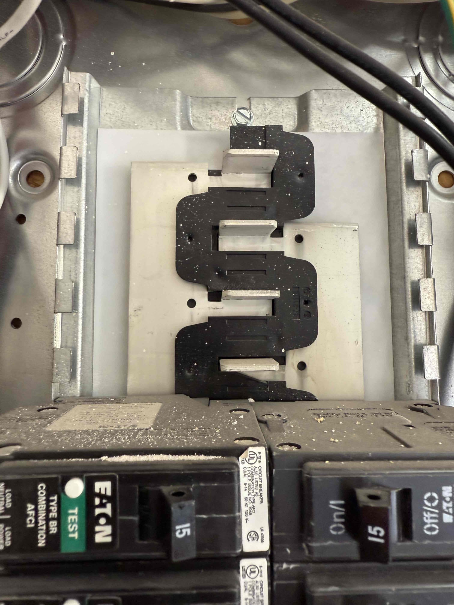 Replace bad outdoor gfci in the back yard behind fireplace, tested and worked with no issues. Customer had extension cords on the ground going to camera and fountain and explained if it gets wet that the gfci will trip every time and if we have to come back out there will be a charge. 5 year warranty only on gfci outlet. 