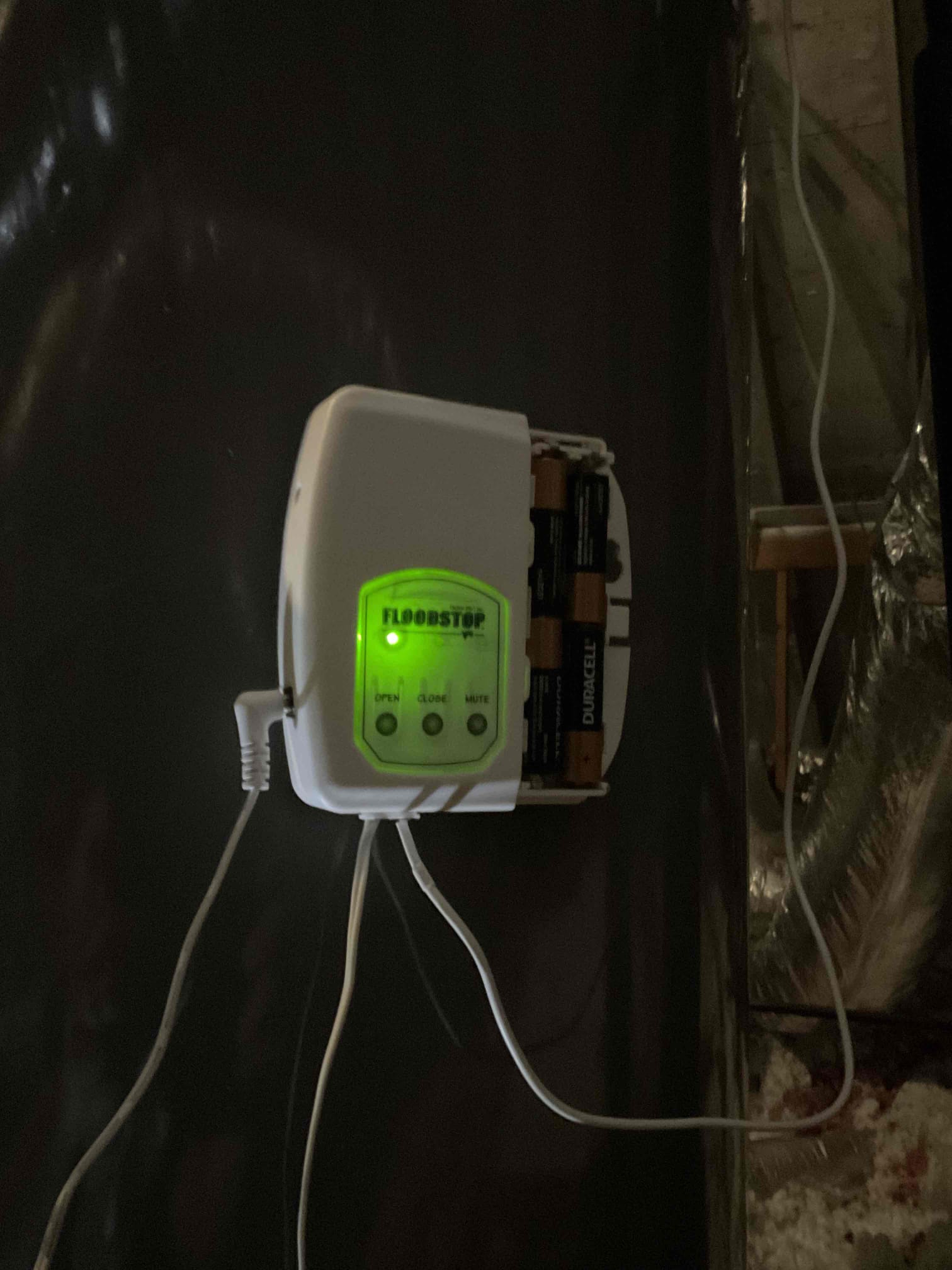 - Dry water heater pan as best as possible. 
 - dry off sensor and attempt to turn back on and restore hot water.

** no warranty **

Cleaned up water as much as possible, cleaned sensor and reset board.

Turned water back on and tested everything is working good now , cleaned up trash