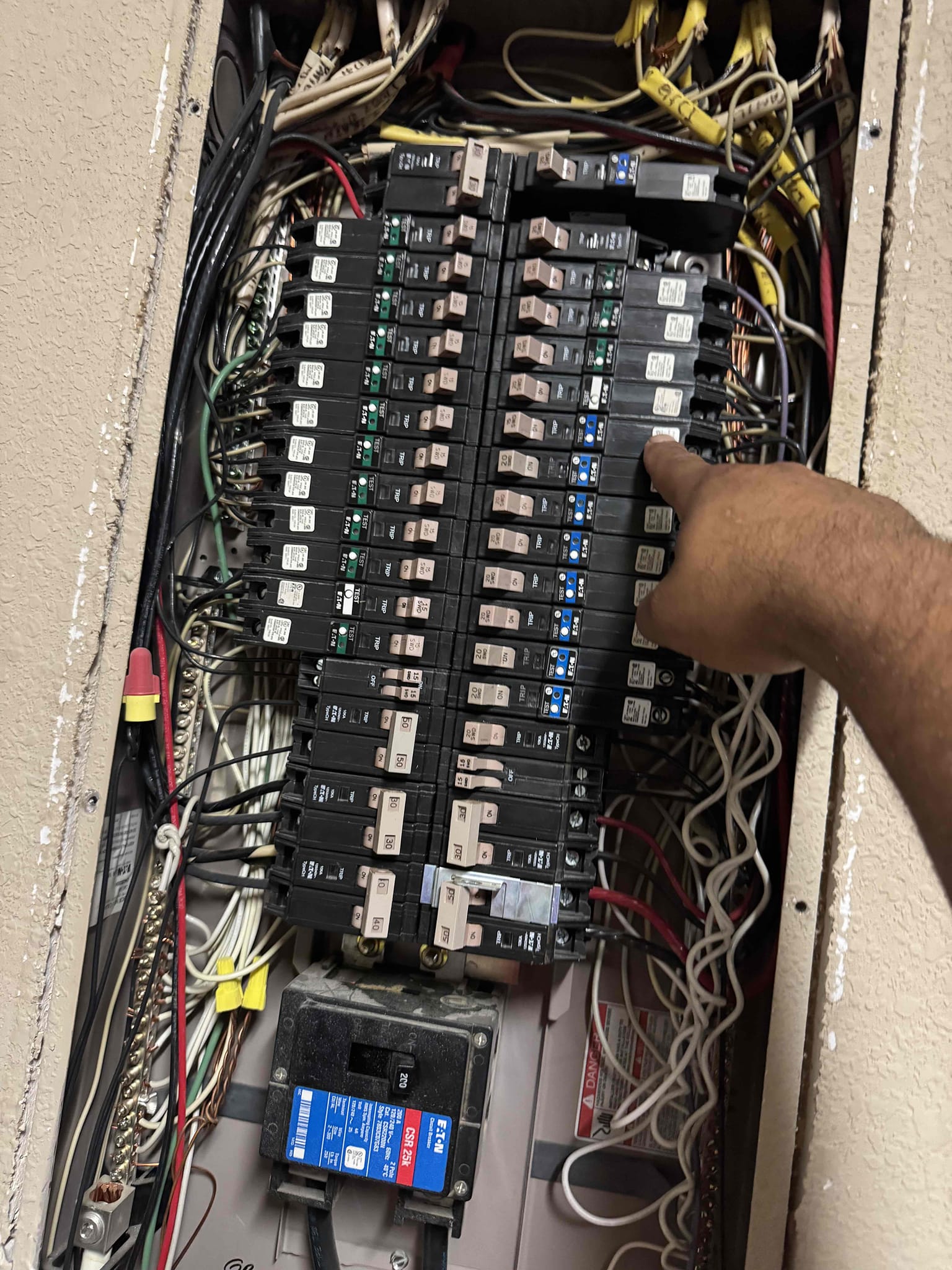 Arrived on the job site. The customer stated that he wanted to add two Ethernet cable lines—one for the master bedroom and one for the work office—with the main double-port connection located behind the living room TV. Also replaced the existing doorbell with a hardwired Ring doorbell and performed a minor troubleshoot to wire the Cat 6 cable to the customer’s connections and plates. Replaced the customer-supplied doorbell chime. Replaced the broken outdoor uplight using the customer’s fixture. Replaced all smoke detectors in the home, a total of eight: four carbon monoxide/smoke combination detectors with sealed 10-year batteries, and four hardwired smoke detectors with sealed 10-year batteries. All smoke detectors include a 10-year warranty. Also replaced two dual-function breakers that were on recall; the customer supplied the breakers and these were the last two needing replacement.

Everything installed today includes a 5-year warranty, except for the smoke detectors, which carry 