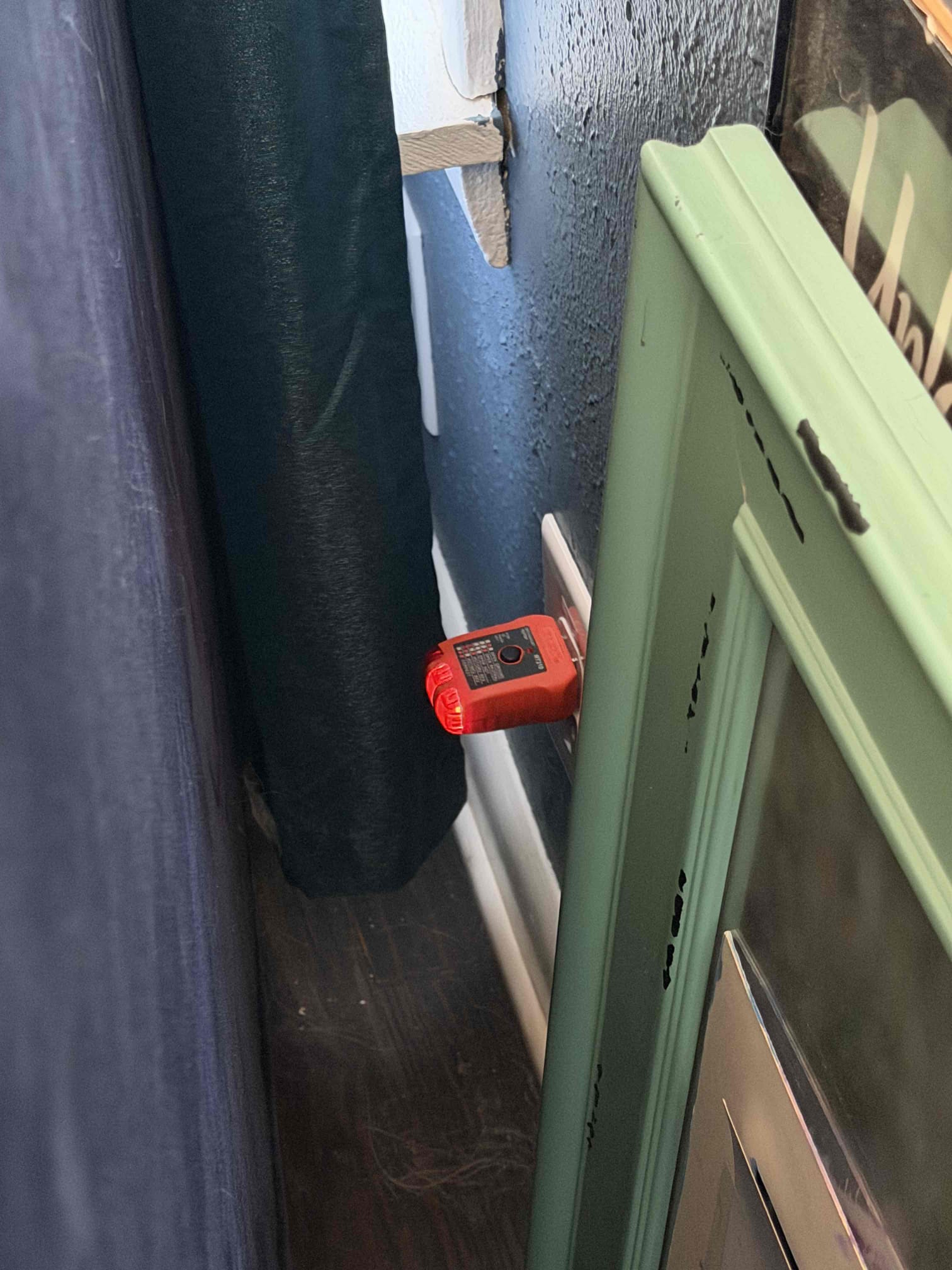 Returned to find outlets not working do to GFCI in front bedroom behind bed had gone out replaced gfci and everything working properly 