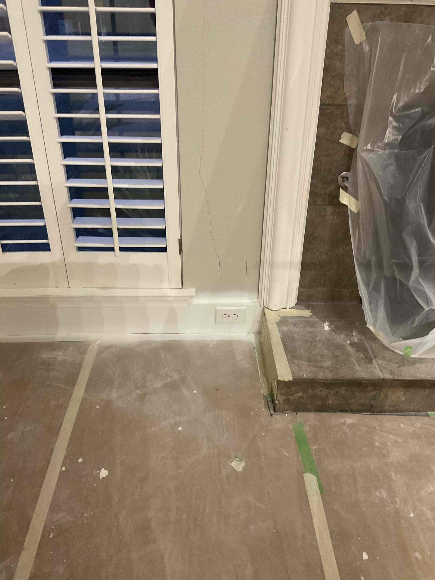 Arrived on the job site and the customer requested a new TV outlet to be installed above the fireplace. When cutting the sheetrock for the outlet, I discovered that additional sheetrock would need to be removed in order to route the wiring properly. I informed the customer that we are not responsible for sheetrock repairs and that they would need someone to fix the drywall afterward.

I ran the new line from the TV outlet down to the existing outlet located to the left of the chimney in the baseboard. Everything is functioning correctly, and the customer understands that the work comes with a 5-year warranty covering labor and materials. The customer is 100% happy and satisfied with today’s visit.