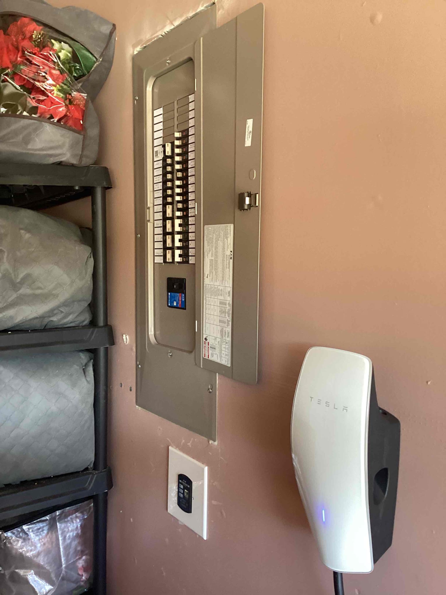 Arrived on site and the customers reported that multiple lights throughout the home were flickering and dimming, especially when using appliances. Performed a minor troubleshoot by opening the main panel and meter base to check voltage and inspect the system. During the inspection, found that one of the feeder wires connected to the meter base on the low side was melted, showing signs of arcing and a poor connection. The other leg also showed early signs of the same issue.

We will be returning on Wednesday to complete the following work:
	•	Replace the 200-amp main electrical panel in the garage (includes a lifetime warranty)
	•	Replace the exterior meter base (lifetime warranty included)
	•	Install a new ground rod on the exterior of the home
	•	Extend the cold-water bond from the panel to the main disconnect for proper grounding and code compliance
	•	Pull a permit and complete all work required to pass city inspection
	•	Install a whole-home surge protector rated for up to 108,000 