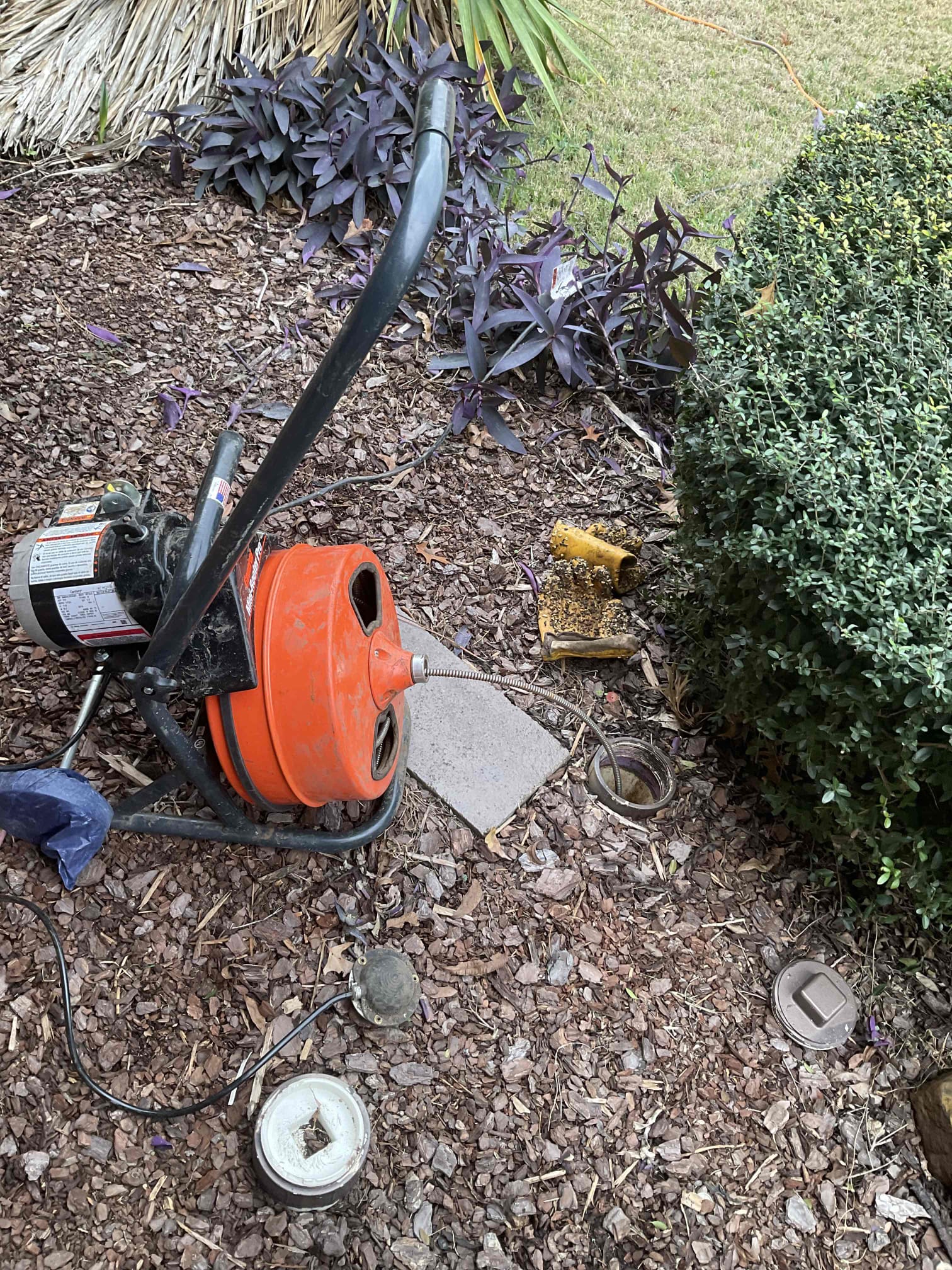 Attempt to restore flow to master bathroom from cleanouts in front of home.

** if pull set is needed price will increase **

- preform camera inspection on main sewer line under home and in yard to check piping for issues or defects.

** solutions will be given for any issues found **

No warranty on cable 