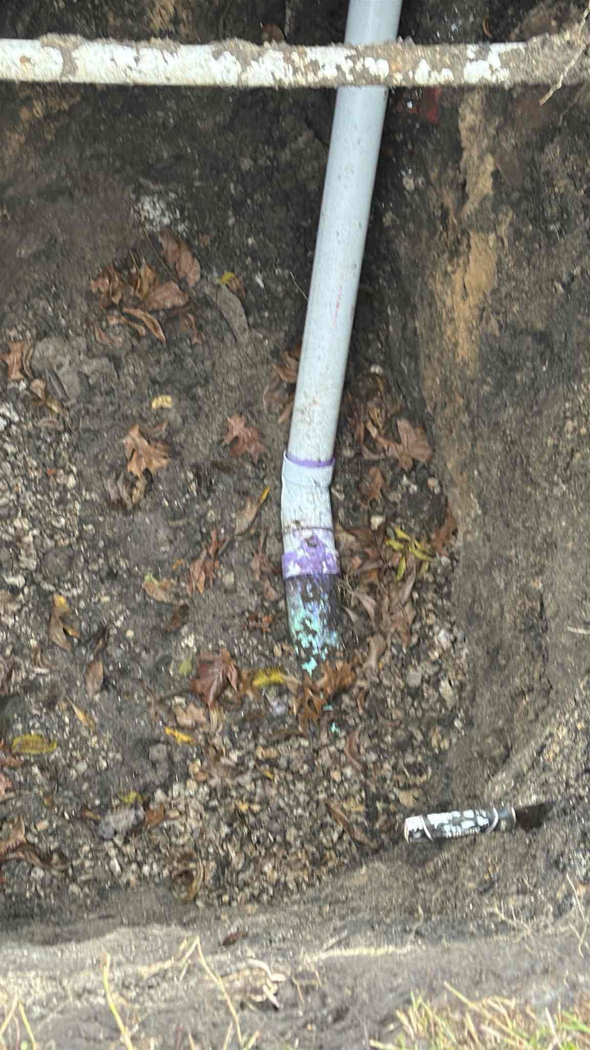 Had to cancel inspection and schedule warranty for clean out to be installed on city end of yard line.