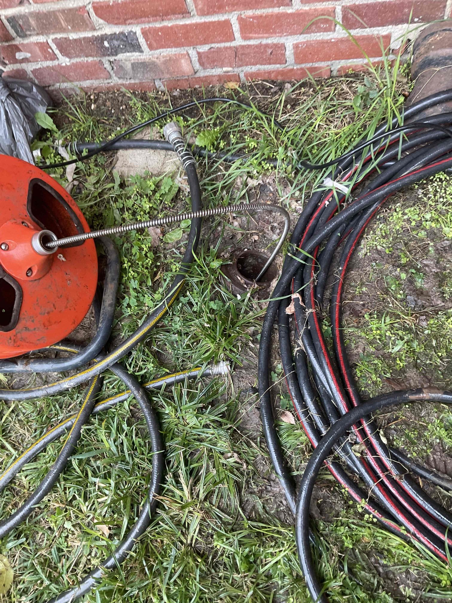 - attempt to restore flow to main sewer line in yard due to whole home stoppage currently 

Ran cable twice was unable to restore flow will be returning tomorrow at 12 with supervisor to run camera