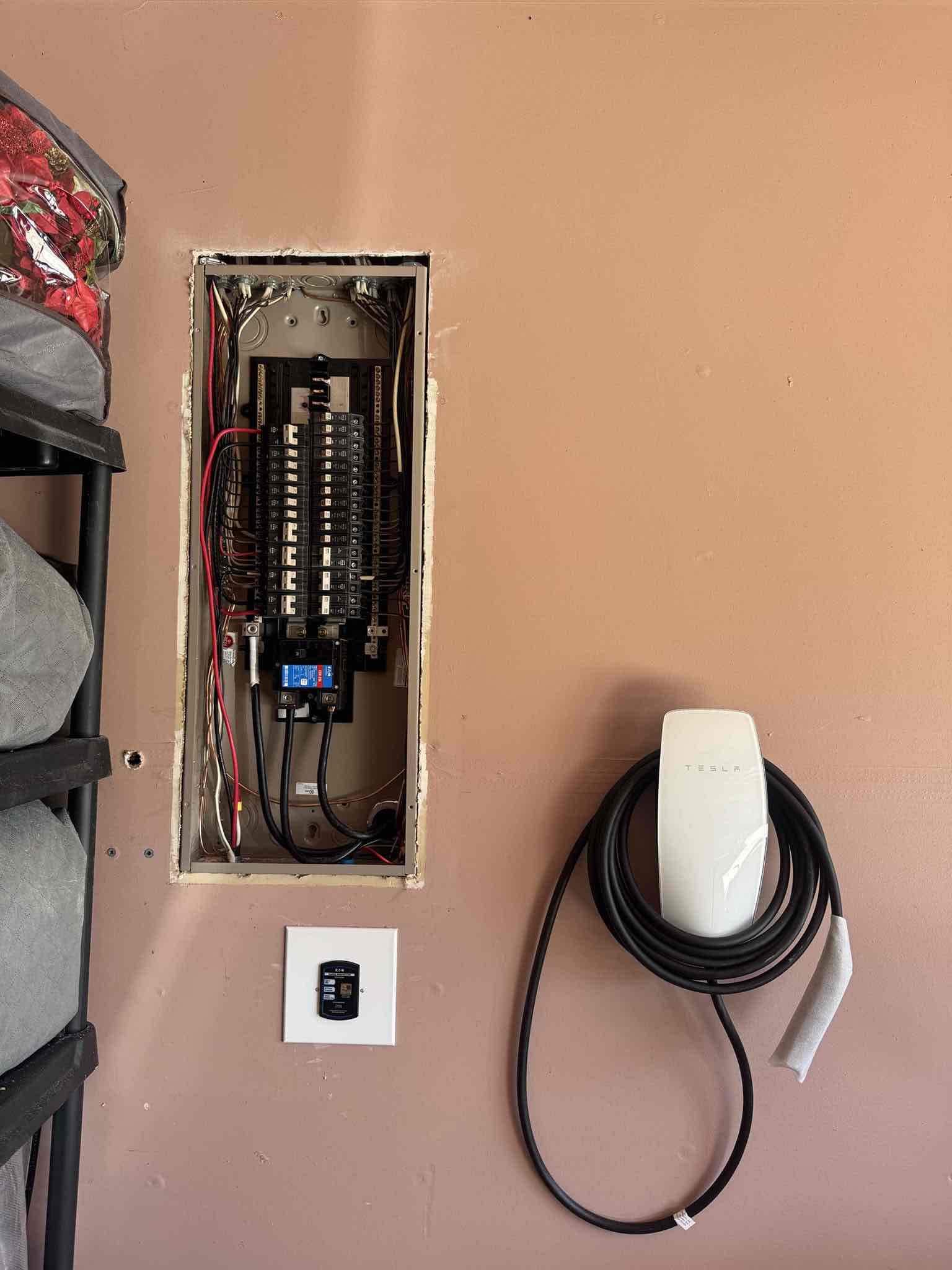 Met inspector onsite and passed except for needing a second ground rod so scheduled warranty for installer to return and install missing ground rod so I can email city inspector for final.