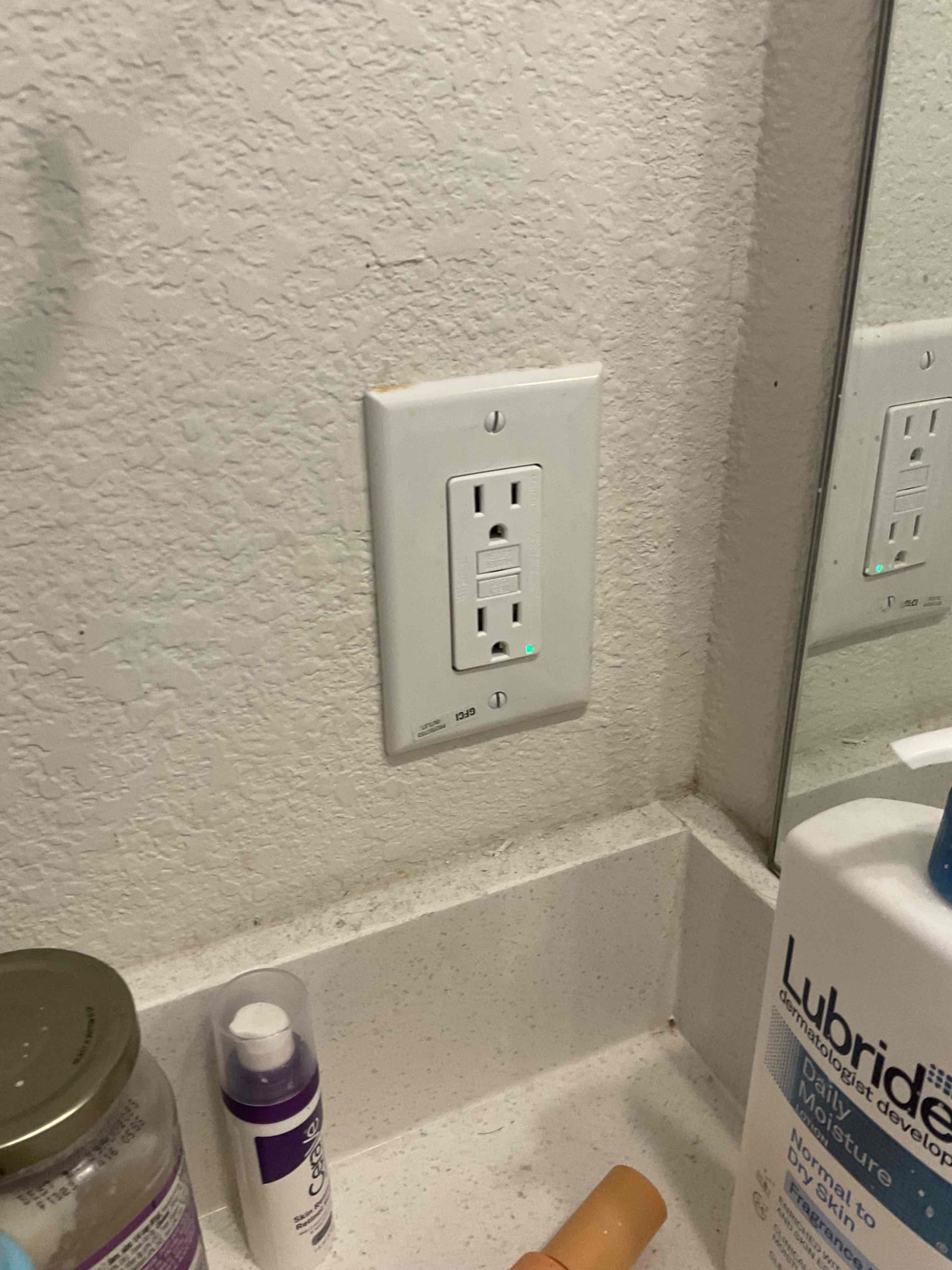 Arrived on the job site, and the customer stated that he had two faulty GFCI outlets as well as non-working Ethernet ports. Upon inspection of the media box, I found that the small black device acting as the Ethernet port hub was burned out and needed to be replaced. After bypassing it and plugging the Ethernet cables directly into the modem, all Ethernet connections worked properly.

I replaced both GFCI outlets in the garage and the GFCI in the master bathroom. The customer understands that the GFCI replacements come with a five-year warranty. The customer is 100% happy and satisfied with today’s visit.