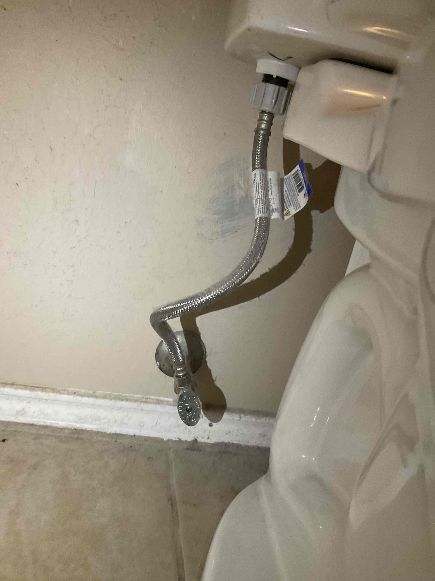 - Preform complete rebuild on hall bath toilet ( remove tank and replace fill valve , flapper , flush valve , tank to bowl gasket and bolts / gaskets for tank ) reinstall tank and test.
 - replace old emergency shutoff valve and supply line w new.

** if any damage is noticed on tank pricing will be given for next steps **

Successfully completed work , tested multiple times and showed homeowner completed work he is satisfied with the work.

Cleaned up tools and trash

Did explain to customer that he cannot put any chemicals in tank if so it will void the warranty 

** 5yr warranty on repair **