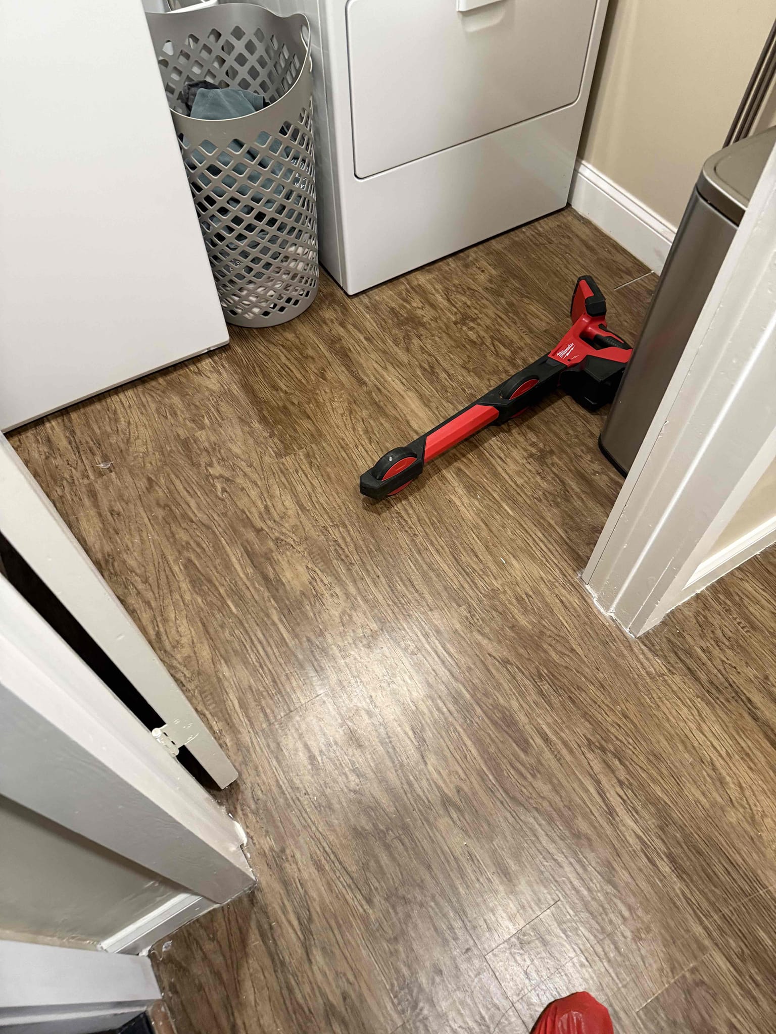 Restored flow to drain from master bathroom toilet drain. The customer pulled the toilet for us to perform the work and is also planning to reset the toilet after camera inspection. Return scheduled for supervisor to return tomorrow morning. 

Ran the camera inspection and found a broken drain under the laundry room. Sent estimate for repairs.