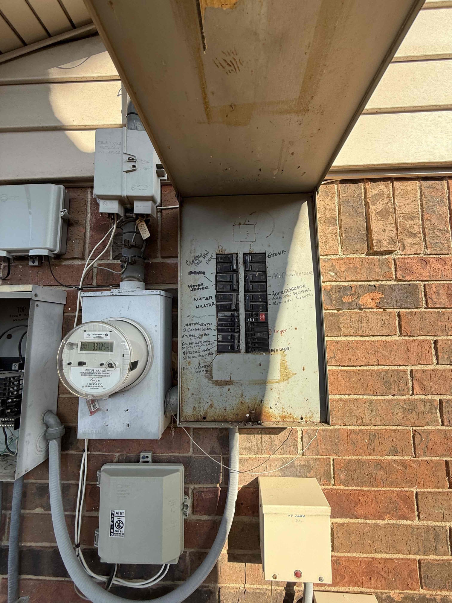 Customer had a bad plug that was on the wall outside above his garage that was not working. Found that the plug was not GFCI protected so I had to install a GFCI ge breaker and subpanel. Tested plug and tested breaker and everything was feeding power out. Plug was controlling a camera that he had mounted and pulled up the camera on his phone and it was working fine with no issues. Plug is controlled by a switch in the garage to the right. Five year warranty on the breaker. Explain how the breaker works and how to reset breaker. Also explain if we have to come out due to the breaker tripping and it’s nothing to do with our stuff, we will have to perform a troubleshoot on the rest of the circuit.