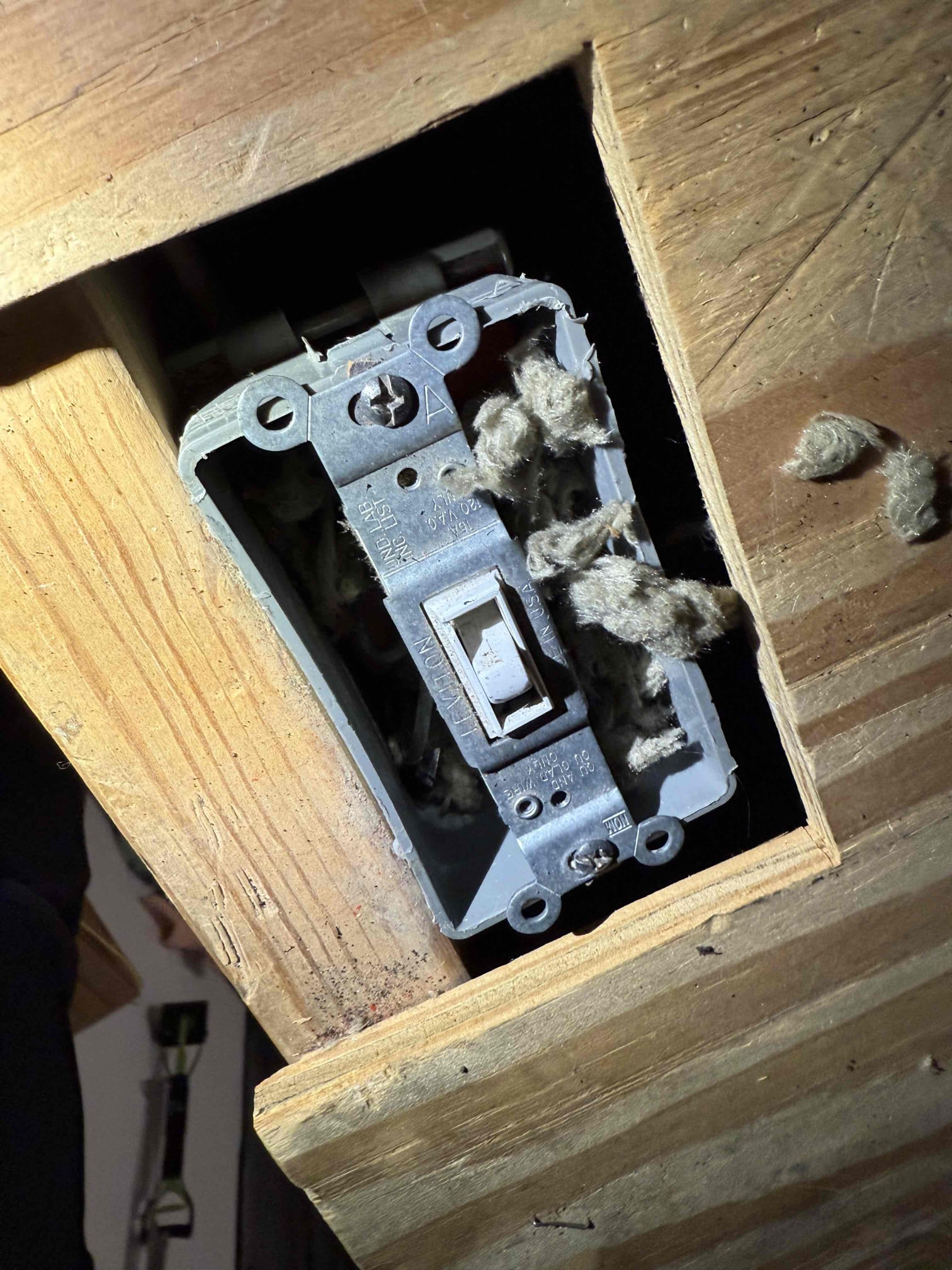 1. Inspect wires in attic (cannot verify hidden or covered wires) 
2. Open electrical panel and inspect panel 
3. Visual look on inside plugs and switches 

Did a whole home safety inspection and customer recently has had a rodents in her attic. Crawled around everywhere inside attic and did not find any chewed up wires that were 120 V and above. There were low-voltage wires in the attic that were tapped and connected together or broken or other issues and explain to customer. It is low-voltage and we do not work on low-voltage. Inspected the rest of the house and gave options for customer. There is no issues in the attic with the electrical from what I can see visually. 