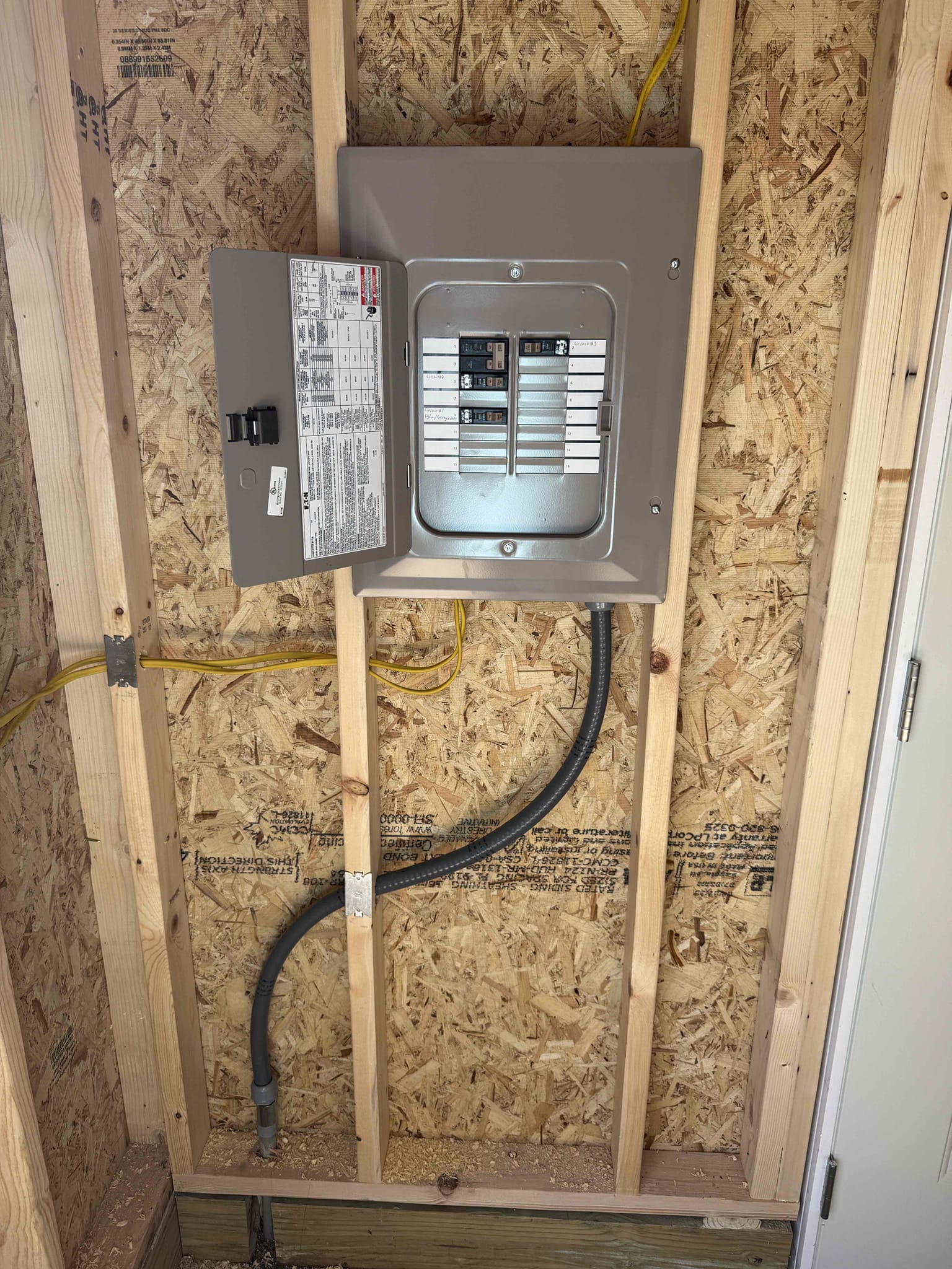 1. Run 65ft of #6 wire to sub panel
2. Install 60 amp sub panel 
3. Install breakers with 3 dedicated circuits
4. Install ground rod copper 

*minimum 5 year warranty on everything* 