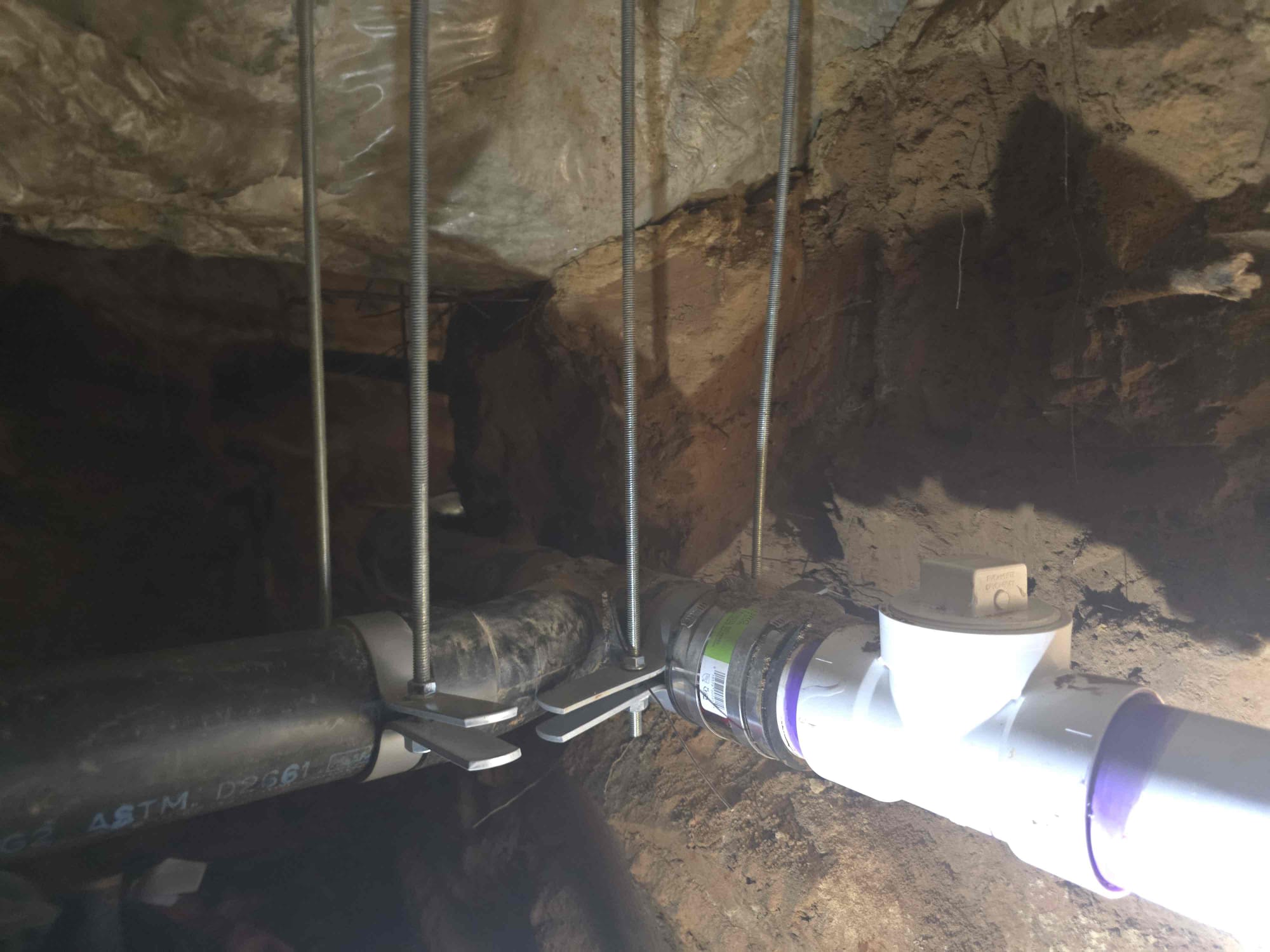 Met inspector onsite and had the system on test as well as provided video to show the system was not leaking. Removed test equipment and passed final inspection. Let pro source know the site is ready for backfill and dirt preference outside of tunnel is mounded so dirt can settle flat.