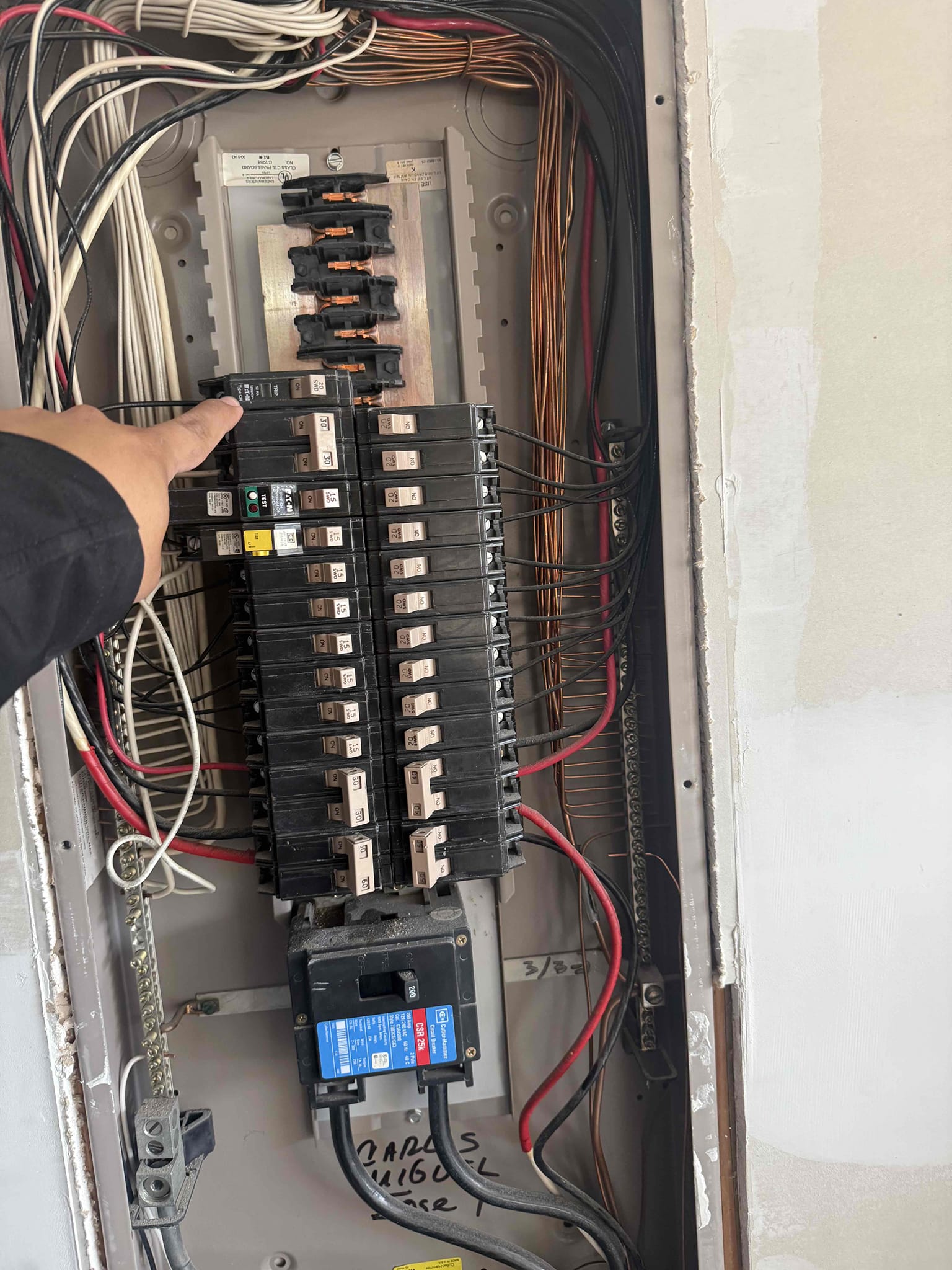 Arrived on job site. The customer requested replacement of the GFCI outlet in the garage and the installation of a dedicated circuit below the panel, including one GFCI outlet and one standard outlet. Provided solutions and proceeded with completing all requested work. All installations are operating properly. Walked the job with the customer, explained the 5-year warranty, demonstrated how to operate the GFCIs, and identified the corresponding breaker in the panel. Performed a safety evaluation throughout the home and presented additional recommendations. The customer requested time to review the quotes and will call back to proceed. Customer is 100% happy and satisfied with today’s visit.