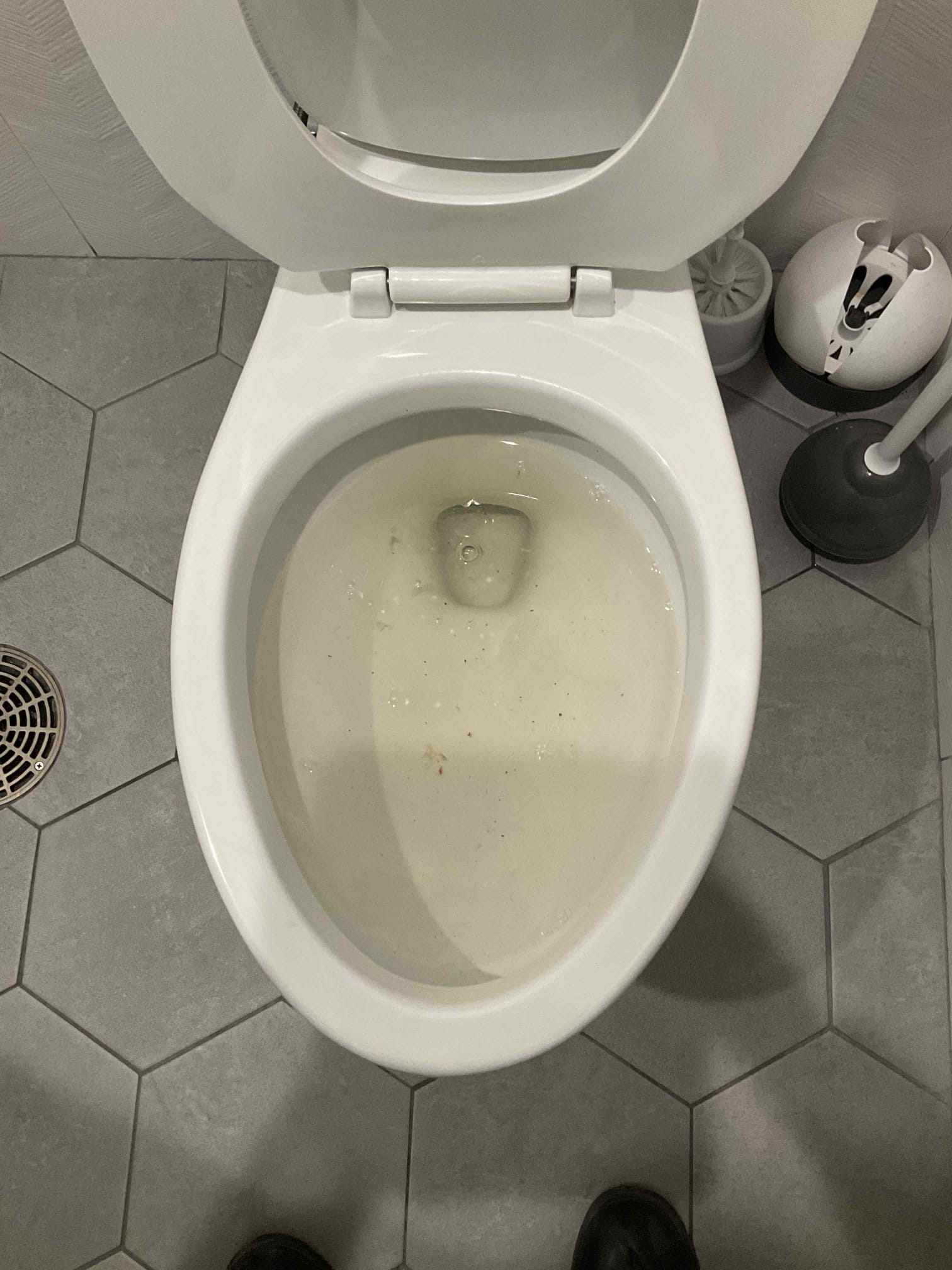 Attempt to restore flow to customer toilet in hall way.

** if toilet pull is needed pricing will be given **

** no warranty on cable **

Successfully restored flow to toilet with toilet auger, did explain to customer that the current toilet is a low end builder grade which means lower quality and weak flush. Recommend replacing with a kohler power flush to get as good as a flush possible with the current setup.

Quotes are good for 30 days