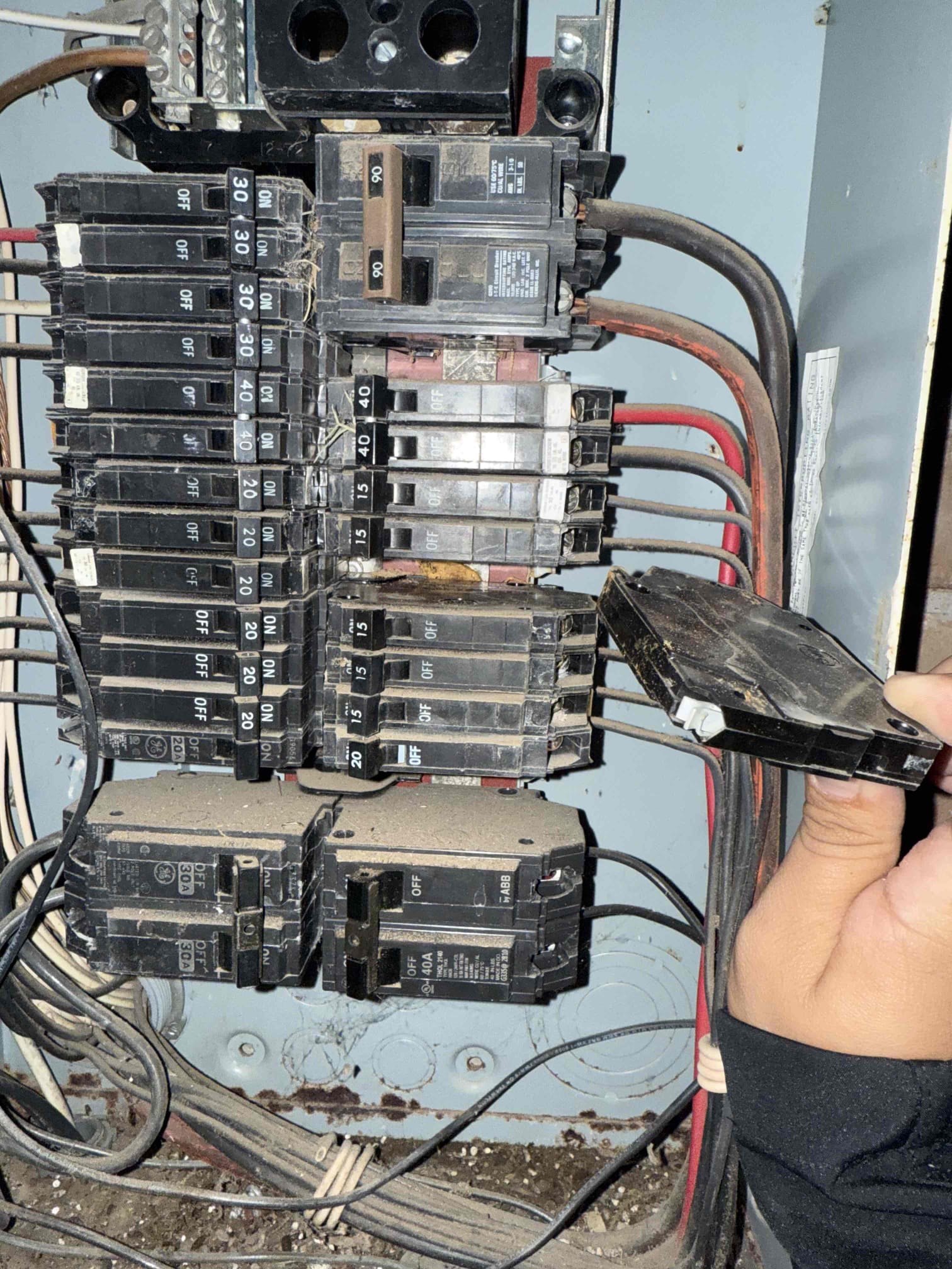 Arrived on the job site, and the customer stated that her living room circuit was not working. I noticed that the breaker would not reset. I informed the customer that we would need to begin with a diagnostic. After completing the diagnostic, I replaced the faulty breaker, and the circuit is now working properly. The customer understands that the breaker comes with a five-year warranty.

I also observed that the electrical panel is original to the home and is in poor condition. I will be returning next Wednesday afternoon with my supervisor to provide solutions for replacing the panel. The customer is 100% happy and satisfied with today’s visit.