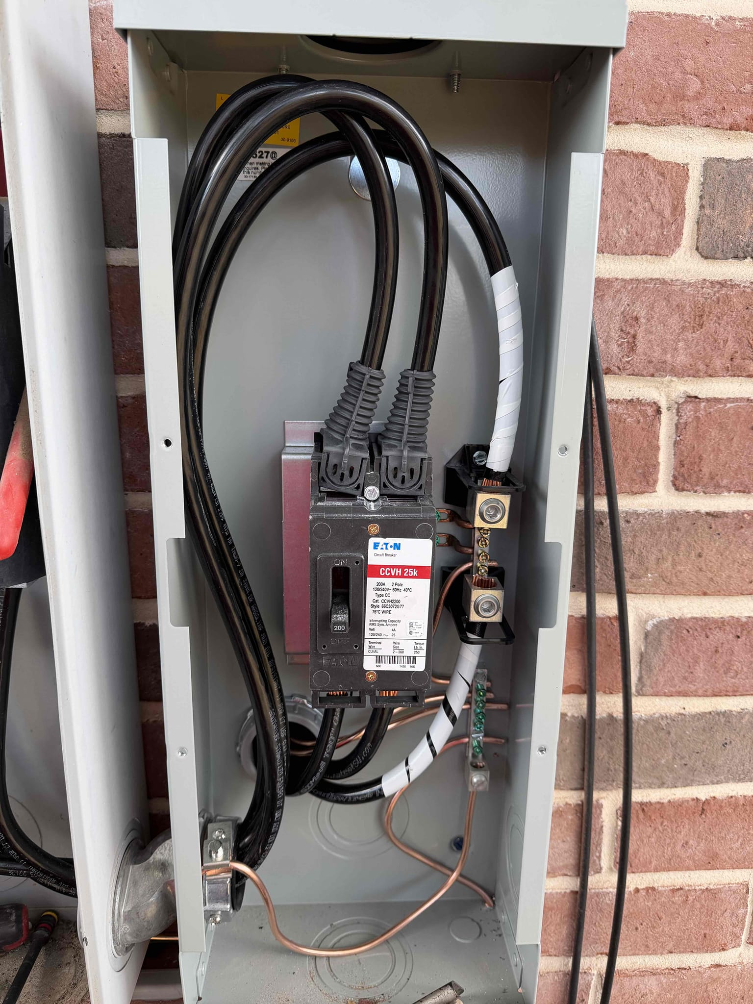     1.    Replace two main breaker panels located inside the garage
    •    Includes lifetime warranty
    2.    Install two exterior service disconnects for the new main panels
    •    Includes lifetime warranty
    3.    Install two whole-home surge protection devices
    •    Lifetime warranty
    •    Rated up to 108,000 amps of protection
    4.    Install proper grounding system, including:
    •    Two 8-foot copper ground rods driven into the ground
    •    Two cold-water ground bonds with proper clamps
    5.    Pull and secure a city permit to ensure work is inspected and passes local code requirements.
    6.    Install two 50-amp portable generator inlet outlets, one for each main panel.
    7.    Install two generator interlock kits on each main breaker panel for safe generator operation.
    8.    Relocate existing sub-panel wires into one of the new main panels.
    9.    Add circuit extension wiring as needed to supply power to each generator inlet (free)

Arrived on