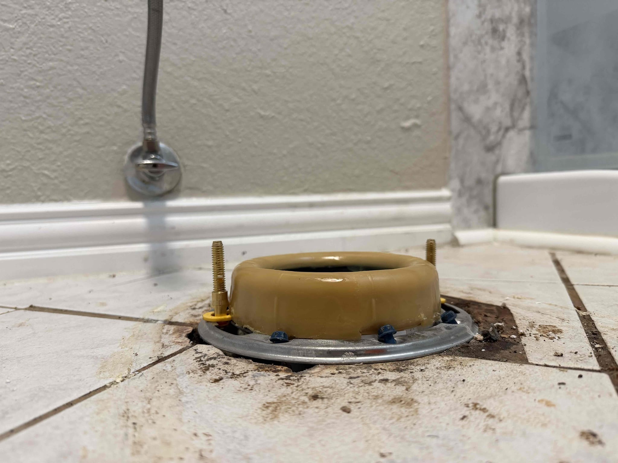 Warranty flange repair. Flange set to high. 