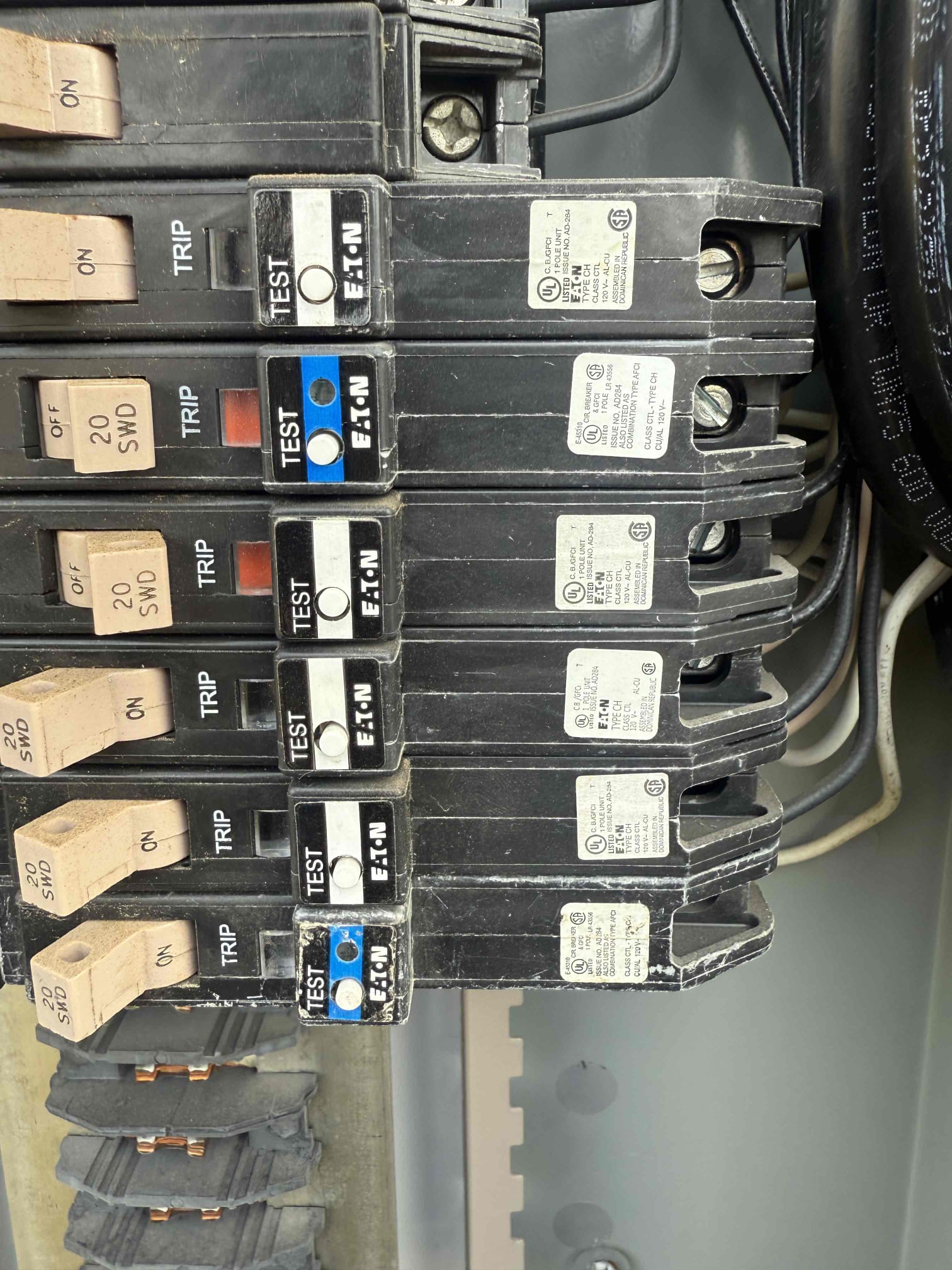 Arrived on job site; the customer stated that the washing machine outlet was not working properly. Performed a minor troubleshooting focused on the outlet and checked the breaker by opening the panel cover. The breaker was displaying five blinks, indicating a ground-fault condition and confirming that the breaker was functioning properly. Replaced the outlet on the GFCI breaker dedicated to the washing machine. After replacement, everything was operating correctly, and a full wash cycle was run to verify proper operation. The customer understands that the outlet carries a five-year warranty and is 100% happy and satisfied with today’s visit.