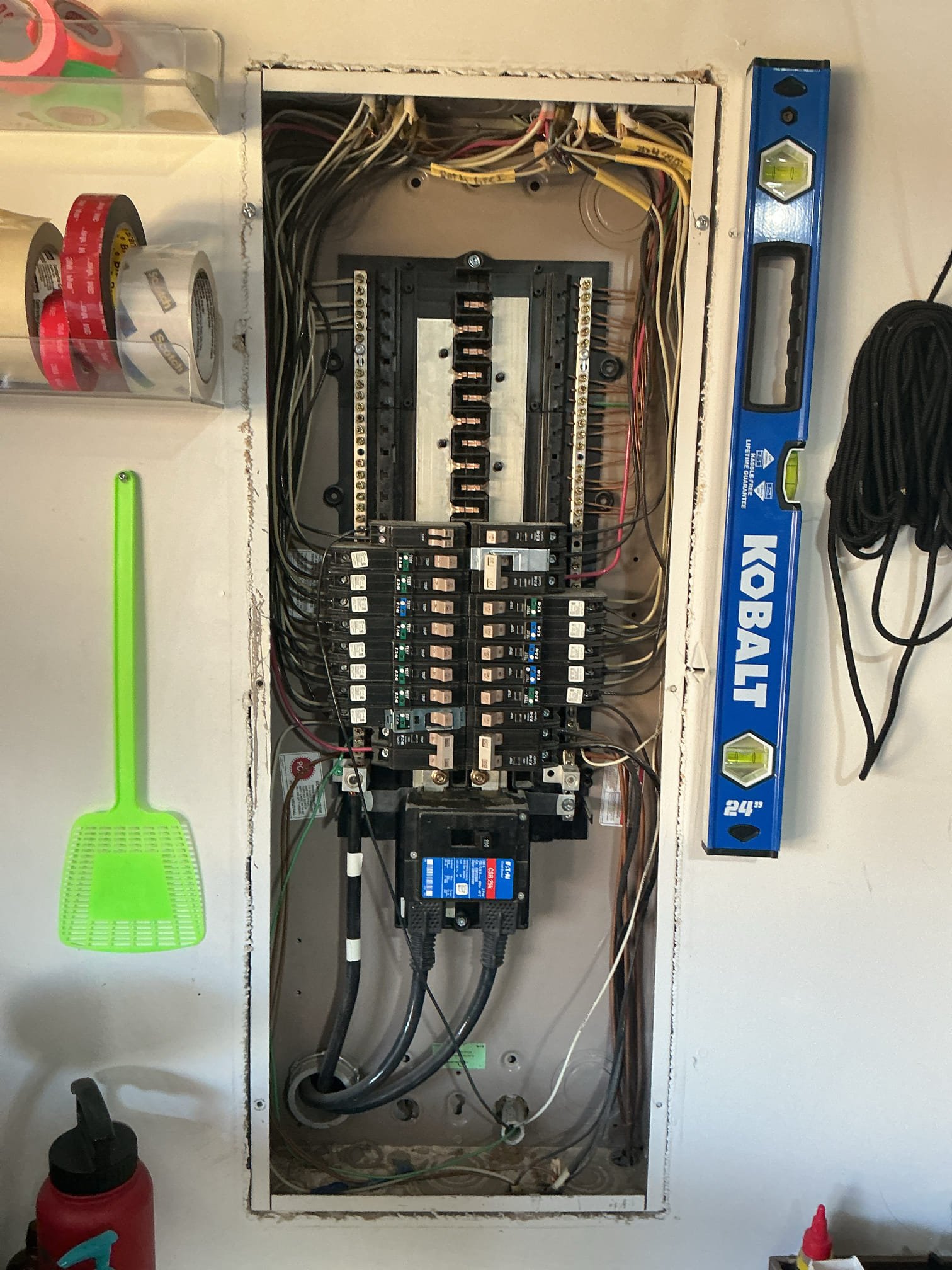 Replaced a gen 2 breaker that controls the kitchen fridge and island plugs. Power restored. Recommending to swap out the remaining 3 recalled breakers as well as install a whole home surge protector which is not only a code requirement but also to protect electrical system from common occurrences of surges.

We would greatly appreciate a 5 star review for your electricians today Kevin and Blake! 

Thank you for choosing Top Tech Electrical and Plumbing!