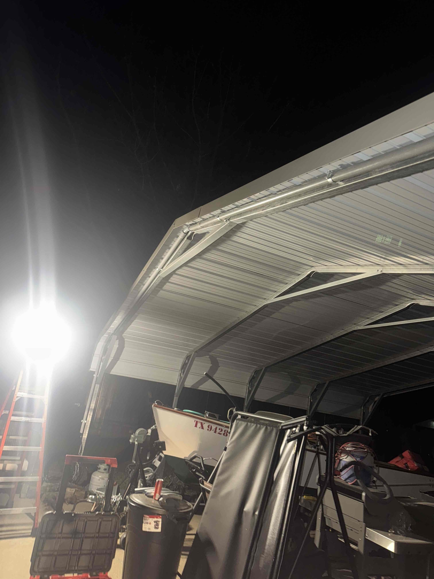 Rhythm -power company 
Next Tuesday -disconnect @9-2

1. Run power from main house 
2. Run conduit under slab 
3. Install 100 amp sub panel (at later date)
4. Install ground rod at sub panel 
5. Replace 225 amp electrical panel (lifetime warranty) 
6. Install 200 meter base (lifetime warranty) 
7. Install ground rod for main house 
8. Install whole home surge (lifetime warranty) 
9. City permit and inspection 
10. Install 225 amp disconnect (lifetime warranty)