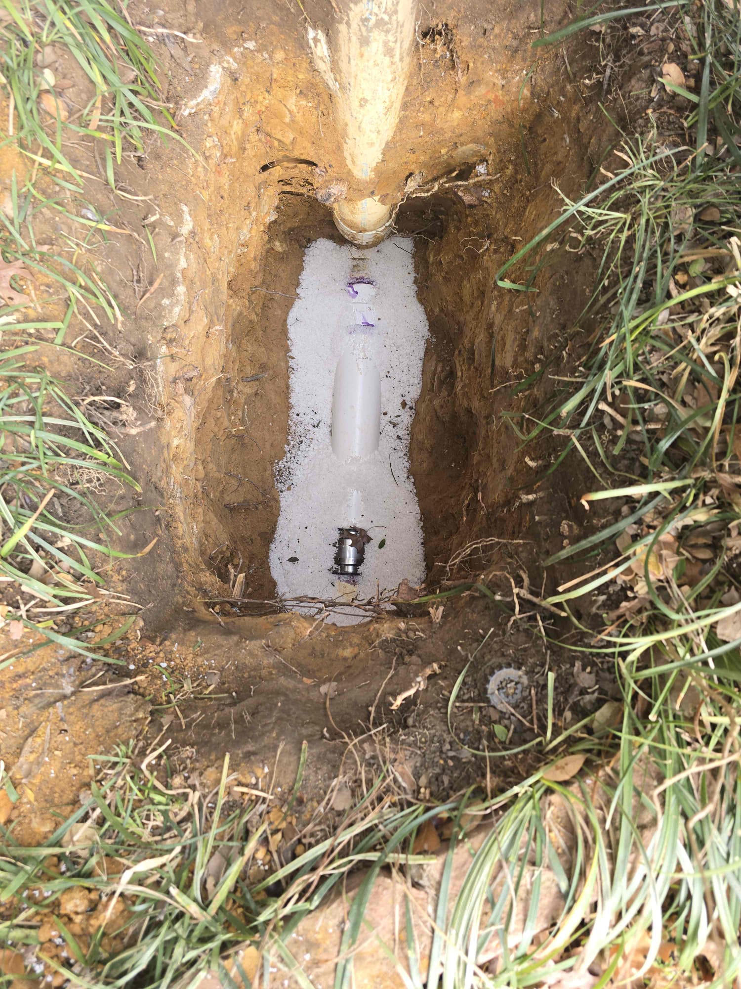 Inspector went onsite and passed the final inspection. Will have technician backfill hole by end of day today.