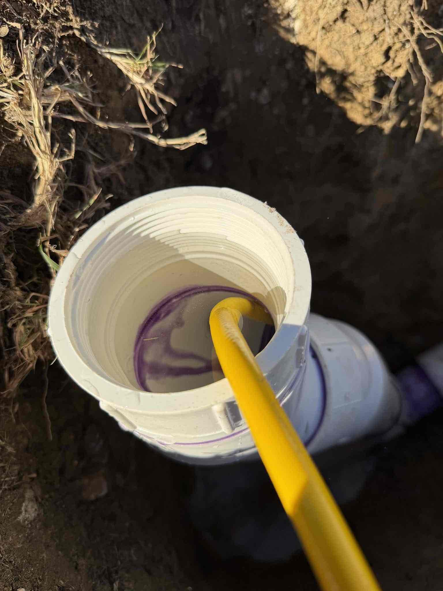 Provided photos of completed work to city inspector per her request and passed the final inspector. Will have technician backfill hole by end of day today.