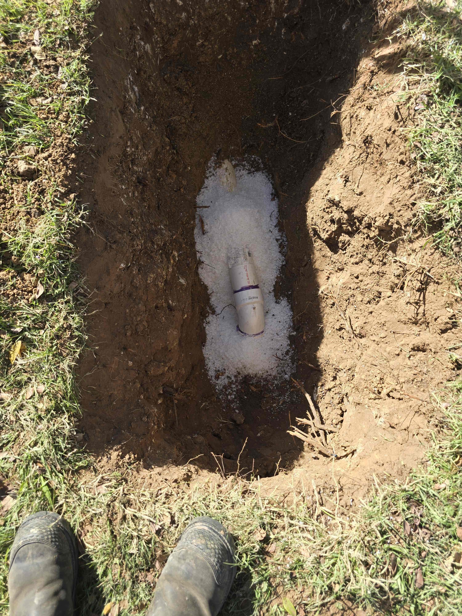 Inspector went onsite and passed the final inspection. Scheduled backfill for today.