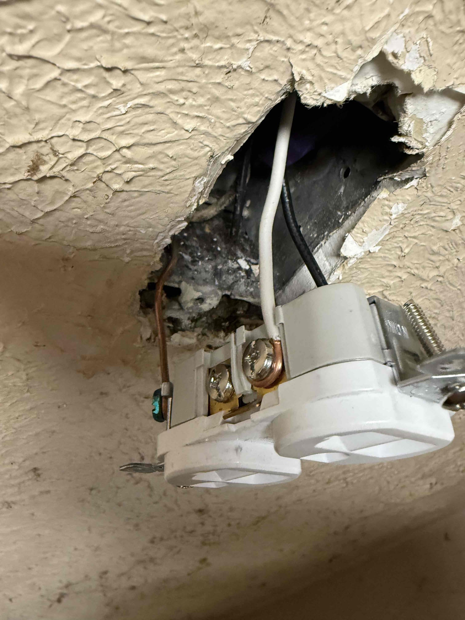 1. Install dual function breaker Homline
2. Install tandem breaker Homline
3. Replace 3 outlets in kitchen 
4. Troubleshoot plugs in kitchen and pigtail 
5. Feed wire from main panel to sub 


Customer was having issue with three kitchen plugs, not working properly and one of them were controlling the fridge. I had to relocate the wire from main panel to subpanel and install dual function breaker. Had to install tandem breaker to make room and panel. Replaced all three plugs and the third plug control in the fridge Was completely burnt and melted and shorting out on the metal box. Explain to customer it is a hazard, especially with aluminum wiring and that the panel is very outdated. Everything is working at this time and will only warranty circuit if he doesn’t use toaster oven or anything major that heats up on that same circuit with the fridge. As long as he doesn’t use anything else, we will warranty the circuit until he gets a dedicated circuit for fridge. We are returning with Ma