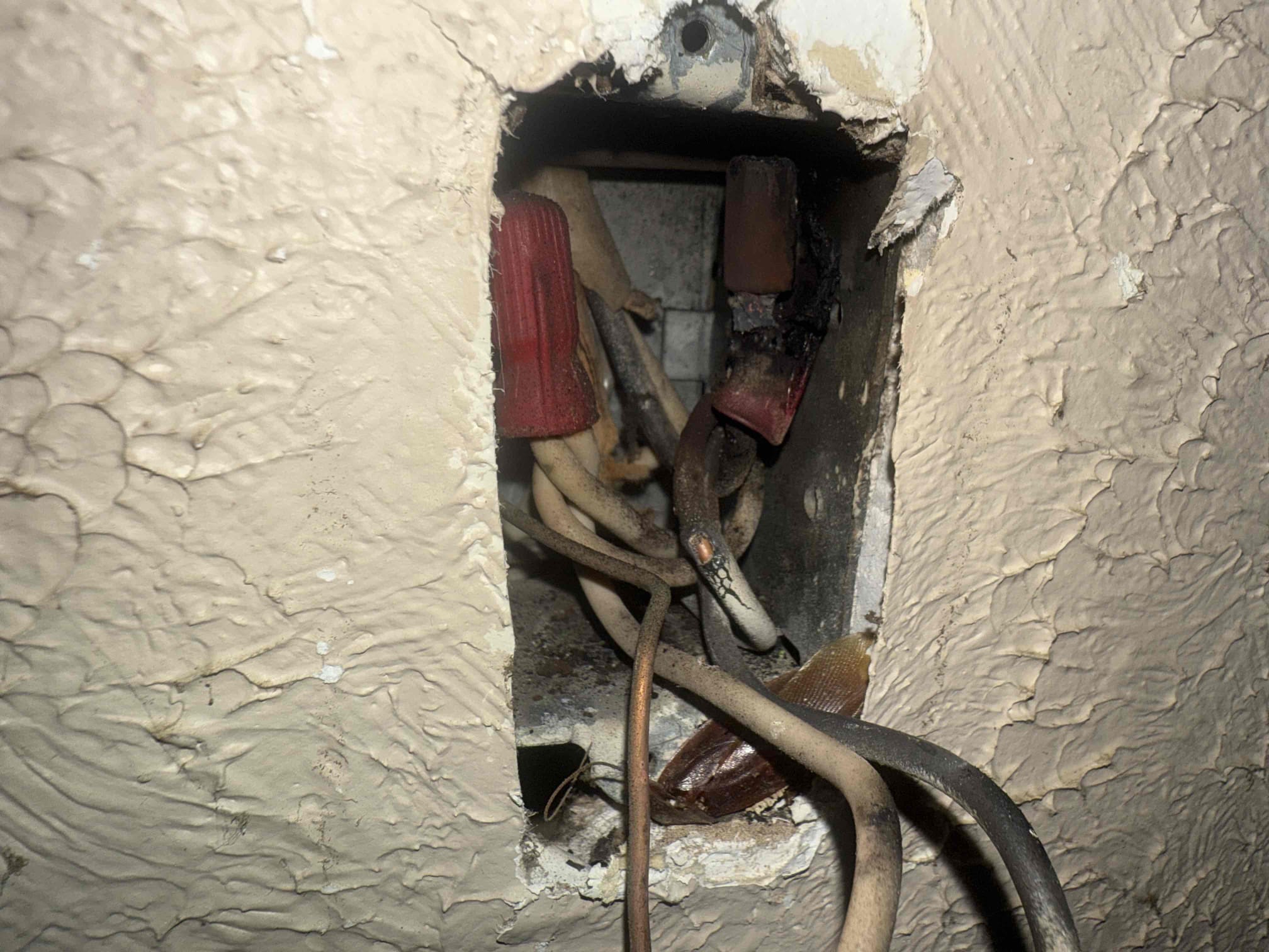 1. Install dual function breaker Homline
2. Install tandem breaker Homline
3. Replace 3 outlets in kitchen 
4. Troubleshoot plugs in kitchen and pigtail 
5. Feed wire from main panel to sub 


Customer was having issue with three kitchen plugs, not working properly and one of them were controlling the fridge. I had to relocate the wire from main panel to subpanel and install dual function breaker. Had to install tandem breaker to make room and panel. Replaced all three plugs and the third plug control in the fridge Was completely burnt and melted and shorting out on the metal box. Explain to customer it is a hazard, especially with aluminum wiring and that the panel is very outdated. Everything is working at this time and will only warranty circuit if he doesn’t use toaster oven or anything major that heats up on that same circuit with the fridge. As long as he doesn’t use anything else, we will warranty the circuit until he gets a dedicated circuit for fridge. We are returning with Ma