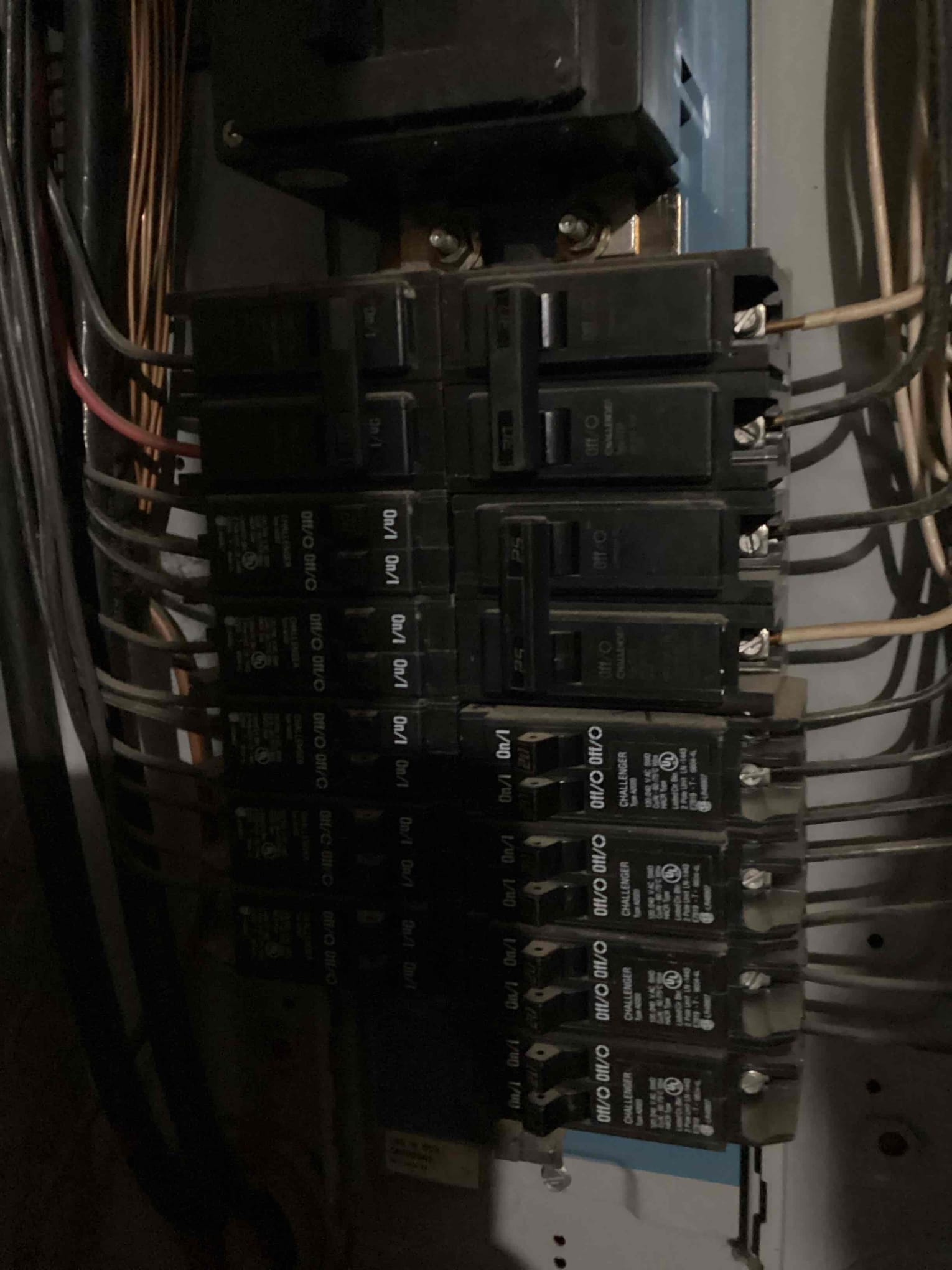 Today we performed a minor troubleshoot for no power to kitchen counter top plugs. Upon observation and talking with Joseph there were multiple areas of the house having serious electrical issues (smoking, burn marks, and random power loss).

Findings: the GFCI controlling the kitchen counter top plugs was fried and discolored from overheating. Upon inspection of the panel there was severe discoloration on the bus bar. Also Joseph has a challenger panel which is known for fires, failure, and damage to high dollar equipment such as HVAC systems, Ovens, computers, and other equipment.

To make home safe an electrical system upgrade is required.

Electrician Kevin Jackson and supervisor and master electrician Marco are coming back out tomorrow 12/31 to address these urgent hazards with solutions 

Replaced every switch and every outlet in the entire home replaced panel meter base and added grounding also walked with the customer to comfirm the function of every outlet. Customer was not ho