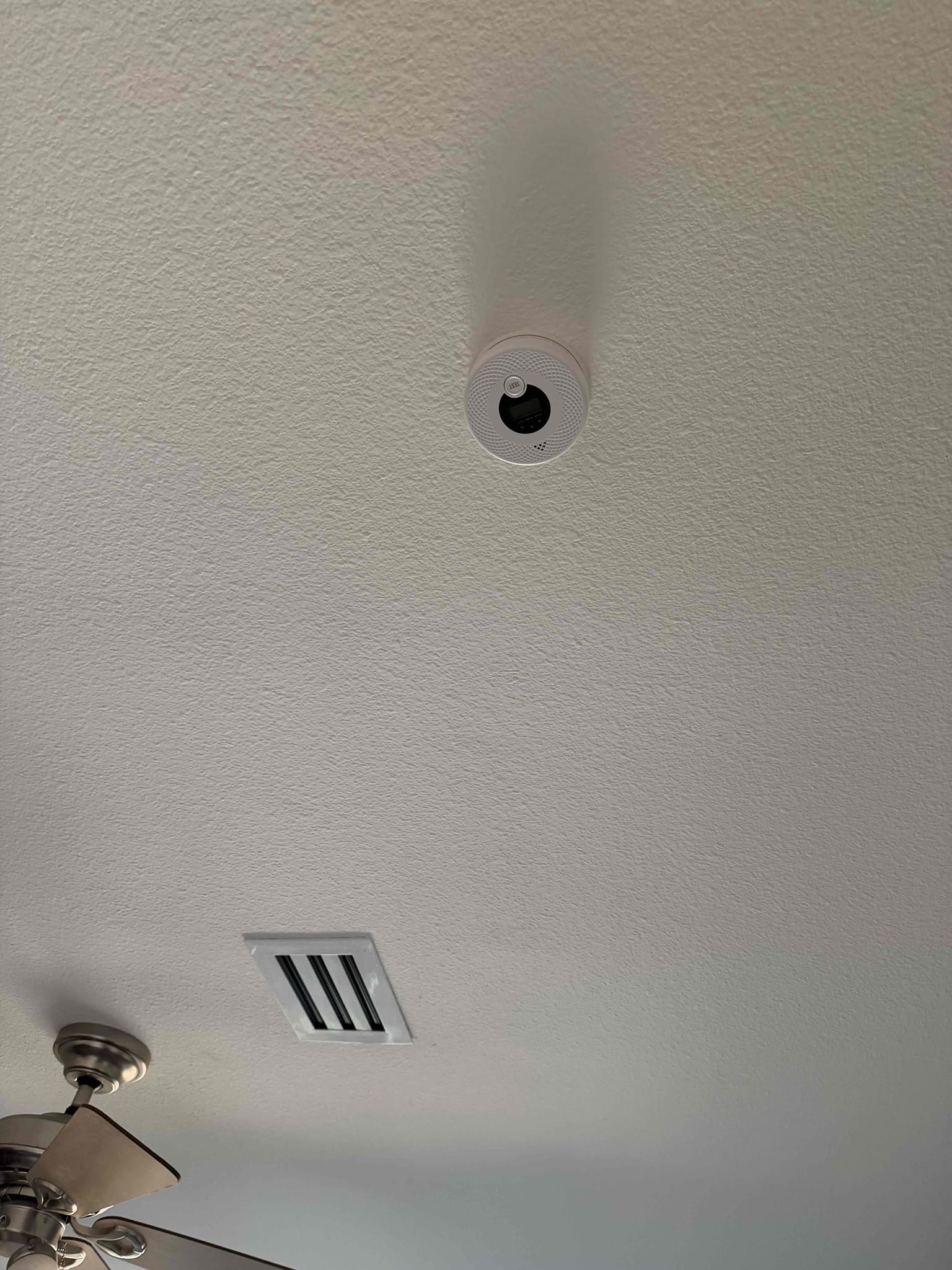 Returned to installed interlinked smoke detectors in all required locations and answered any questions and concerns customer had everything working properly.