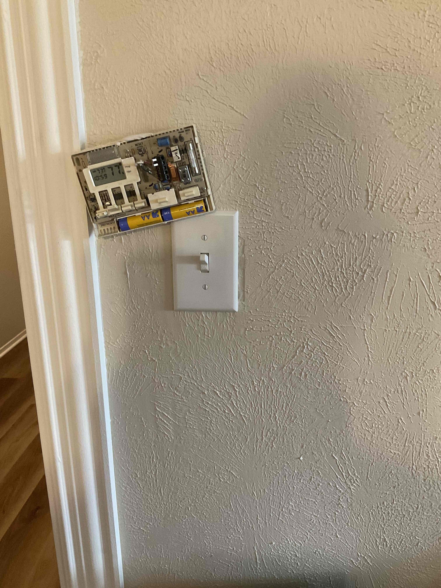 Troubleshoot and repair kitchen light switch controlling overhead light and sink light not working properly, includes replacing the 3 smart switches and correcting all connections in the junction box and repairing connections in living room switch box.

Found incorrect splices copper and aluminum connections in kitchen 3 gang junction box. Replaced 3 smart switches with standard switches, made correct copper to aluminum pigtails. Kitchen lights are not working properly with newer wiring indicating an attic junction box with loose connections. Lights also have no junction boxes. Informed customer that there needs to be junction boxes installed in order to safely connect the lights fixtures. 

Also discussed making the correct type copper to aluminum connections throughout the rest of the home. Left options for all work described including adding AFCI protection (required as per code with pigtails), surge protection and a new circuit to the back patio 