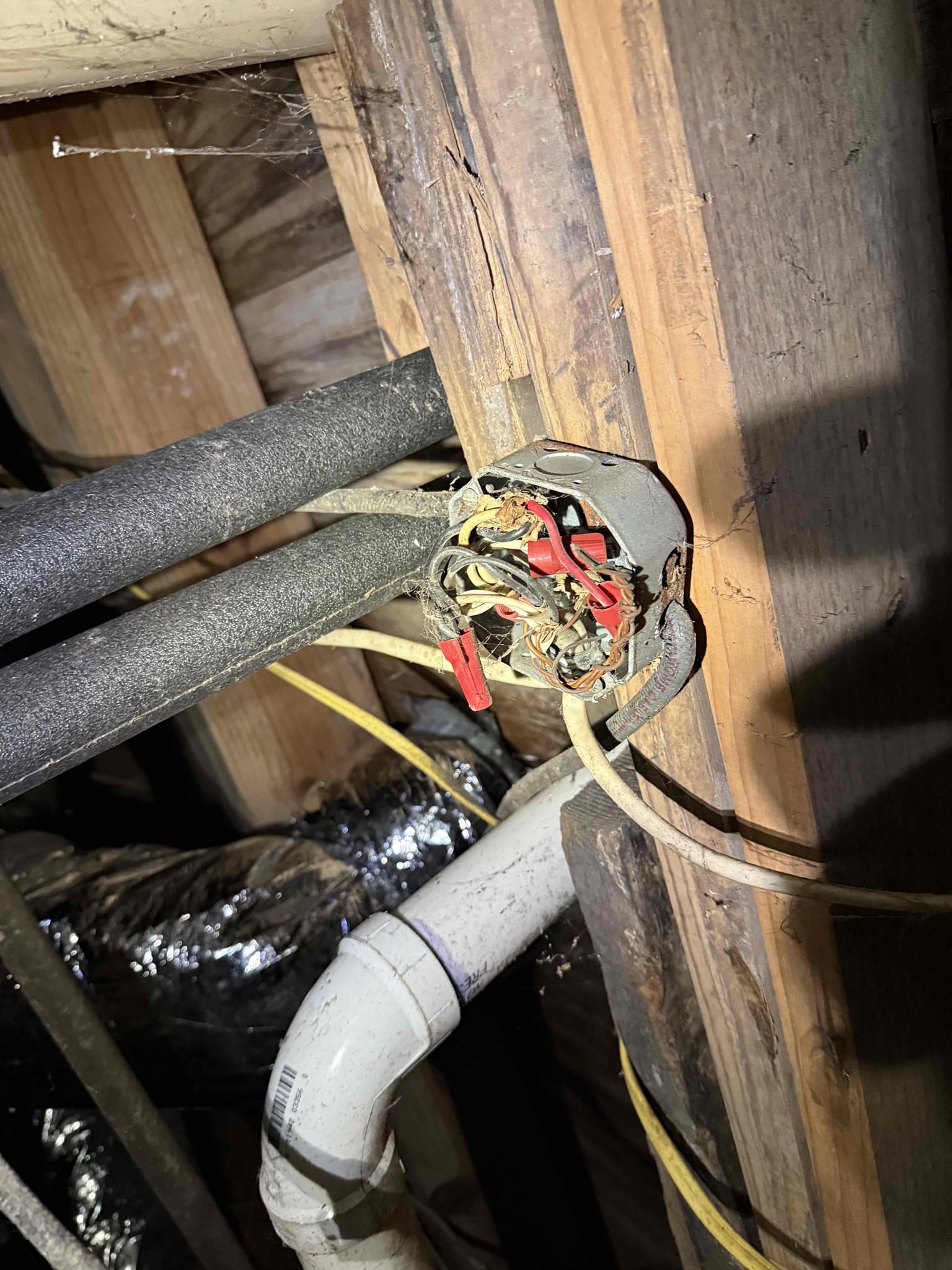 Perform electrical troubleshoot on a single circuit supplying switches and receptacles, identify fault within circuit, repair fault while repairing switches and other devices such as plugs and the breaker controlling circuit. Testing entire circuit, while making sure it is code-compliant. Does not include replacing or running new wires. 5 year warranty on entire circuit. Customer had a whole home, rewire done a while back and that was done by previous homeowners. He had a circuit tripping and blowing a breaker. Found under the house that there was multiple junction boxes controlling multiple areas in the downstairs living room and dining room. Found loose connections and tight and fixed and repaired connections. Found a plug that was shorting out on a ground wire in the nook area. Replaced and everything cut on with no issues and also replaced the breaker controlling Circuit. Five-year warranty on the circuit unless customer keeps using toaster, ovens, and coffee makers on the circuit.