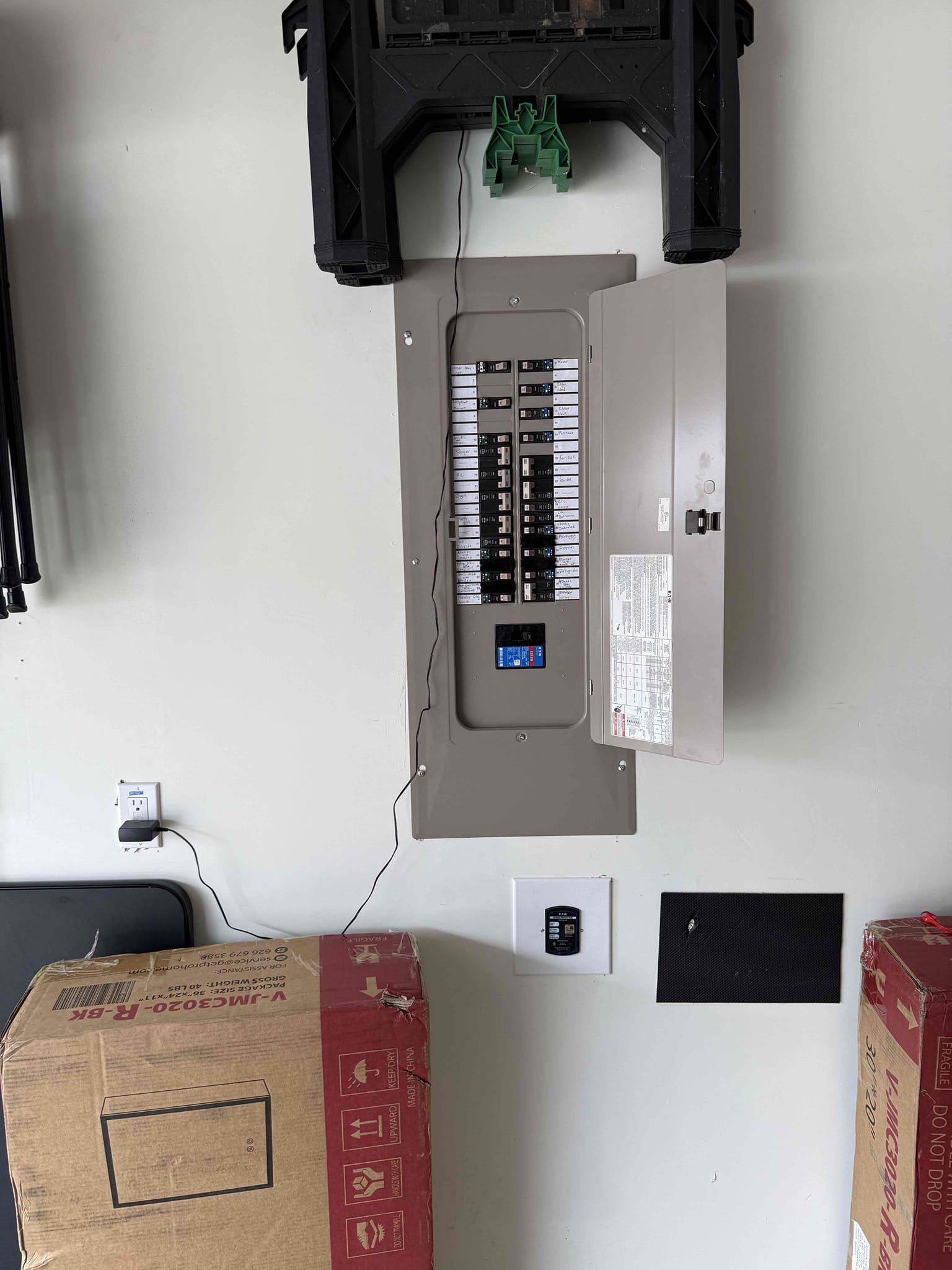 Testing power and connections in entire panel and meter base. Customer had an issue with half power going to house and explain exactly how power works coming into panel and meter and from the power company and explained how the electricity works and how it feeds power into certain areas and what to do when problem happens again. Encore already fixed connections once and did a troubleshoot to verify everything was working fine and found that the power coming in was 107 on each leg and 214 V hot hot. Cut seal after calling cut meter seal from encore and found that it was the line side coming into the house from encore and reported the outage. Told customers I would not recommend using anything in the house until voltage is fixed.