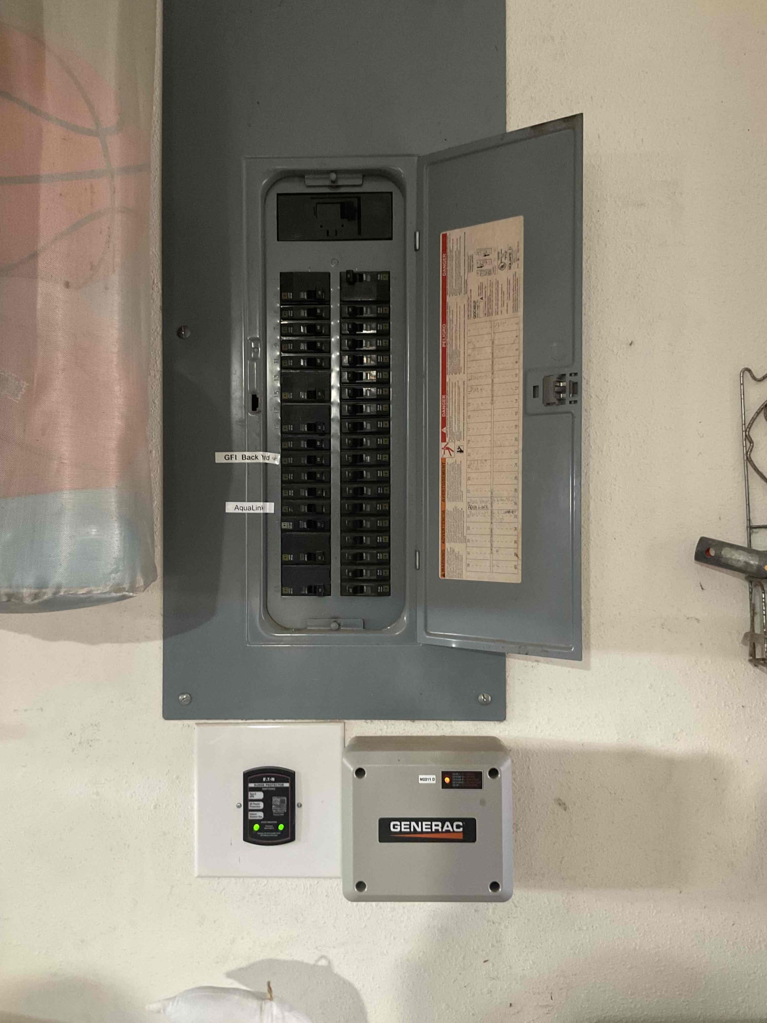Customer called wanting a new outlet installed. Installed outlet under two gang switch box in back right office using existing wiring. Tested and working fine. Customer is happy with the installation 