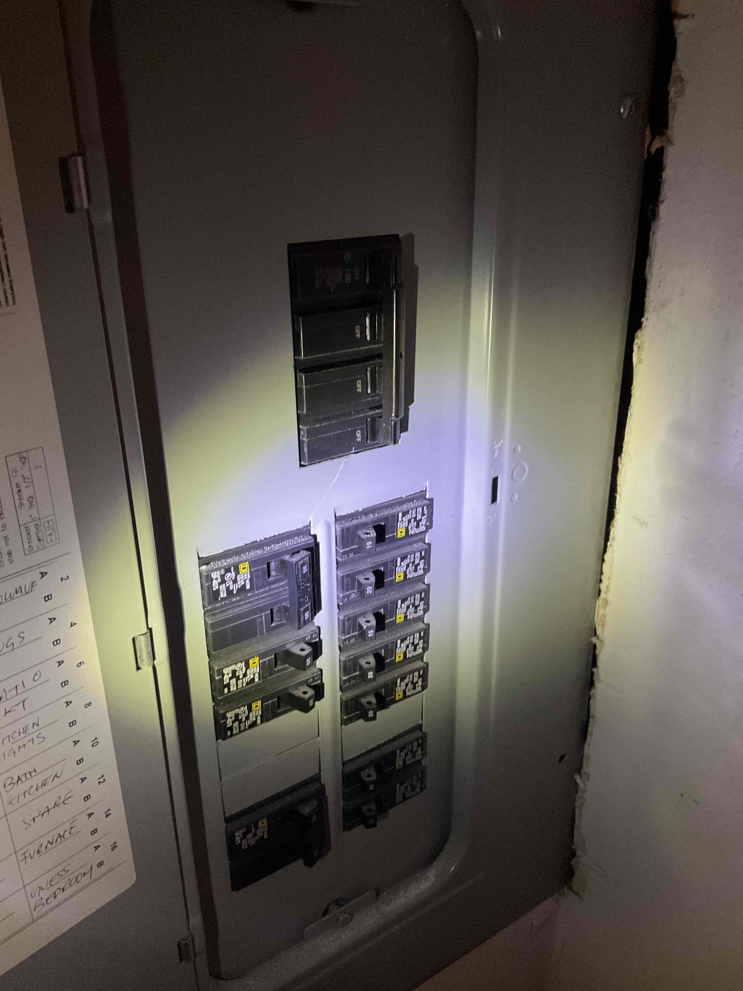 Customer called wanting to fix the kitchen countertop switch/GFCI combo controlling 3 other outlets, the dinette ceiling fan and the garage light not working, replacing a broken outlet in the back bedroom and installing a missing outlet in the front office. Home has aluminum wiring so all connections need to be of the correct type copper to aluminum connections. Left options for all work described. Will return on Monday 2/2 to discuss options after they gather other quotes