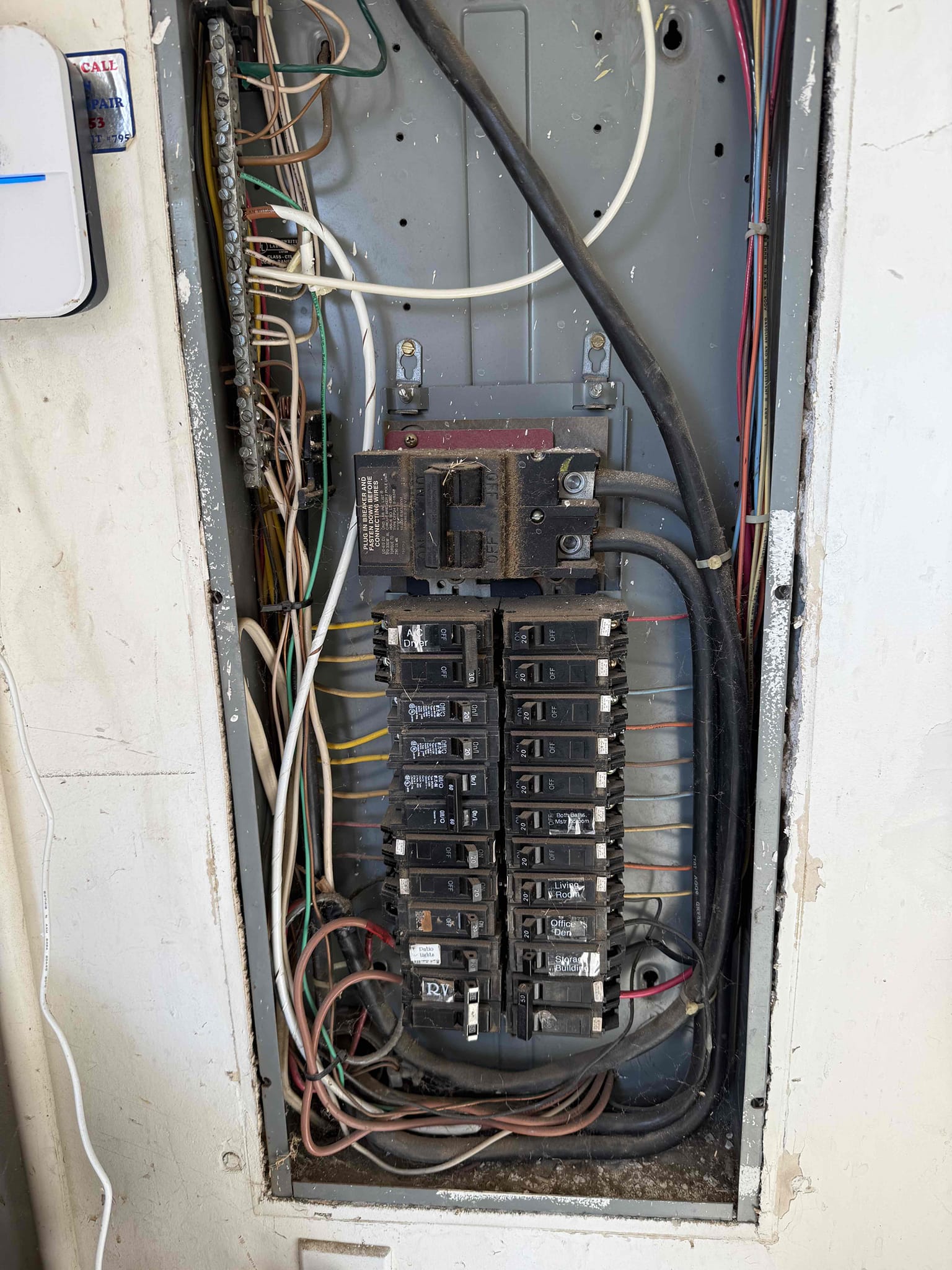 SOLD BY: BLAKE 

1. Install 60 amp disconnect for ac unit 
2. Install surge protector for equipment 

Return for tomorrow at 10:30, if not available we will send installer. Equipment Surge protector blew up and burned the ac disconnect. Explained to customers that the panel needs to be replaced and that it is a hazard and that we will warranty our equipment but with the type of panel they have it can cause serious issues and customers declined prices on panel replacement. Explained that it is a hazardous electrical panel. 