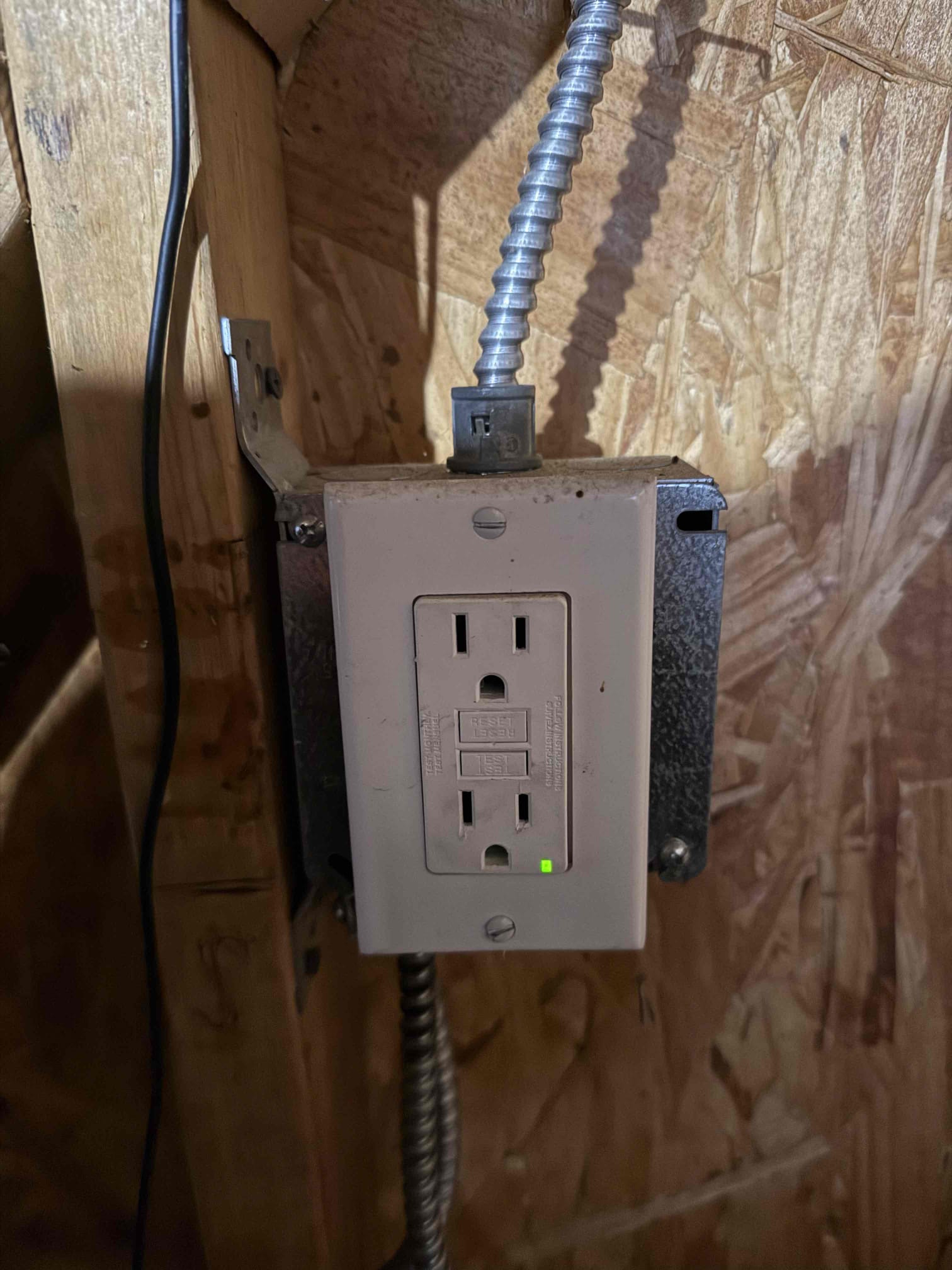 Customer wants to get in touch with the people that built garage in the backyard to figure out why a 30 amp breaker is controlling a 20 amp circuit in the garage. Explain to customer that it should have been permitted but all I know is that it’s oversized and dangerous to leave as is. Explain to customer I will not be allowed to replace the GFCI unless we replace the breaker For it too. Explained that the wires could potentially melt and cause serious issues down the road if it stays like that. 