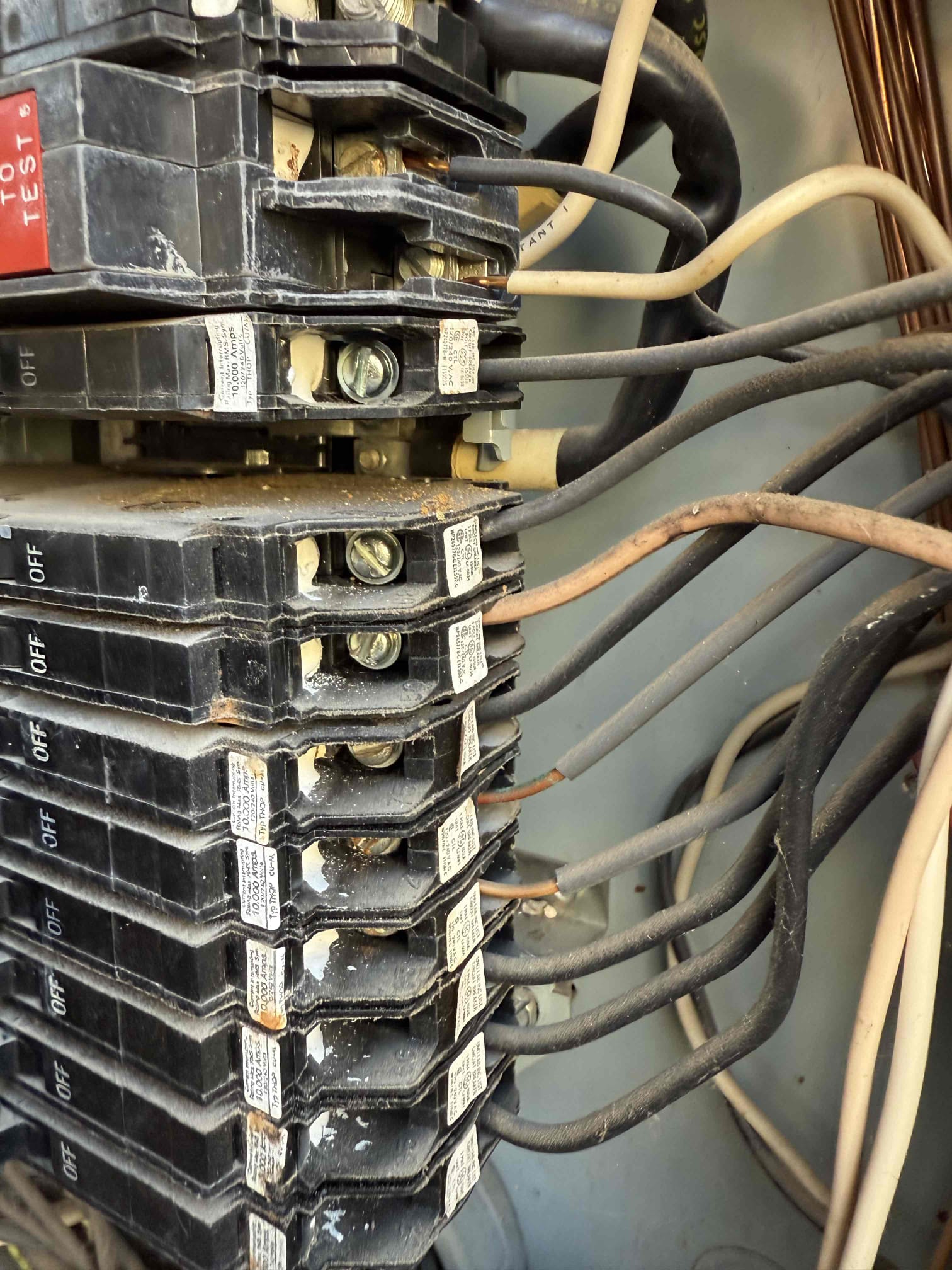 Perform electrical troubleshoot on a single circuit supplying switches and receptacles, identify fault within circuit, repair fault while repairing switches and other devices such as plugs and the breaker controlling circuit. Testing entire circuit, while making sure it is code-compliant. Does not include replacing or running new wires. 5 year warranty on entire circuit. Customer had a burnt neutral wire on a plug in the master bedroom that was causing other outlets and switches not to work properly. All the plugs and switches were stabbed locked and explain the hazards with stab locking outlets. Replaced all the plugs and switches in the master bedroom downstairs to the left. Everything is working at this time and there are no issues five year warranty on the circuit.