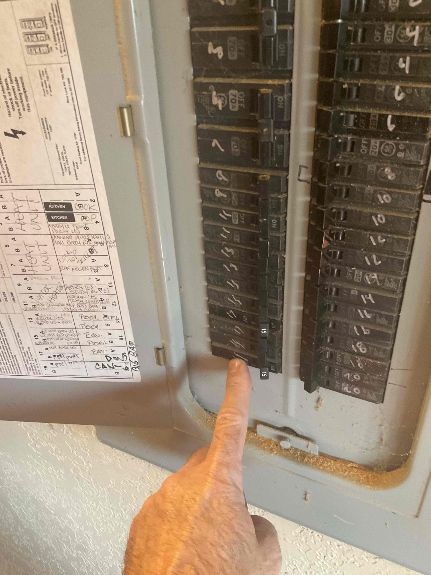 Customer is selling their house and called about the master bathroom recessed lights not working. Found loose wire on breaker. Repaired loose connection and restored power to the lights. Also disconnected power to the front post/landscape and old burnt up tree outlet. Tested and all working fine. Customer is happy with the repairs.