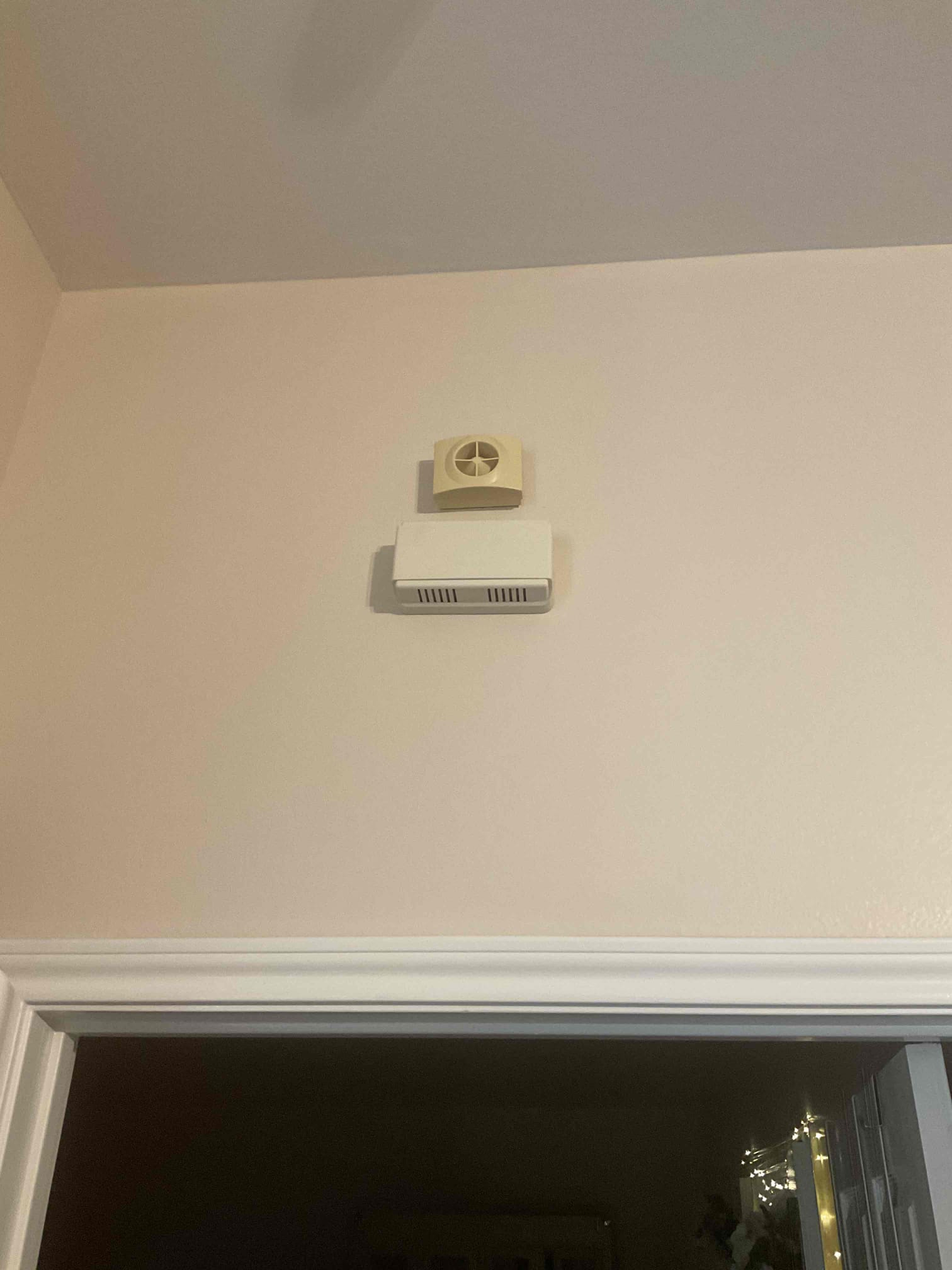 Customer called about her ring doorbell and chime not working properly. Found loose connections behind doorbell button. Disconnected chime due to it not ringing with doorbell button anyway. Sent constant power to doorbell button. Tested and working fine. Customer is aware of the chime not working. Also added outlet on cubby area as you enter master bedroom using master bedroom switch feed. Tested and working fine. Customer is happy with the repairs and installation.
