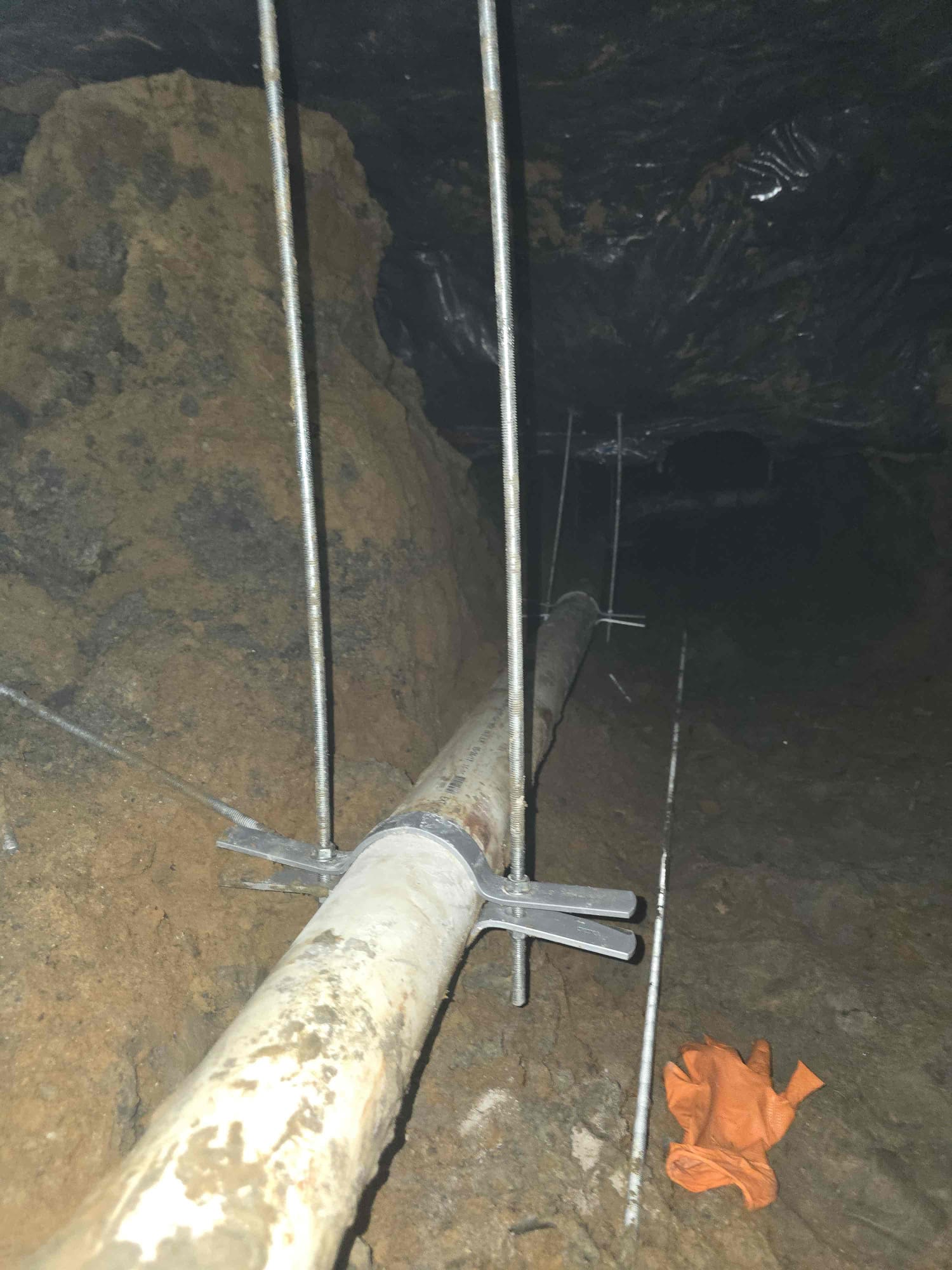 Met inspector onsite and passed the plumbing rough inspection so backfill can be completed.