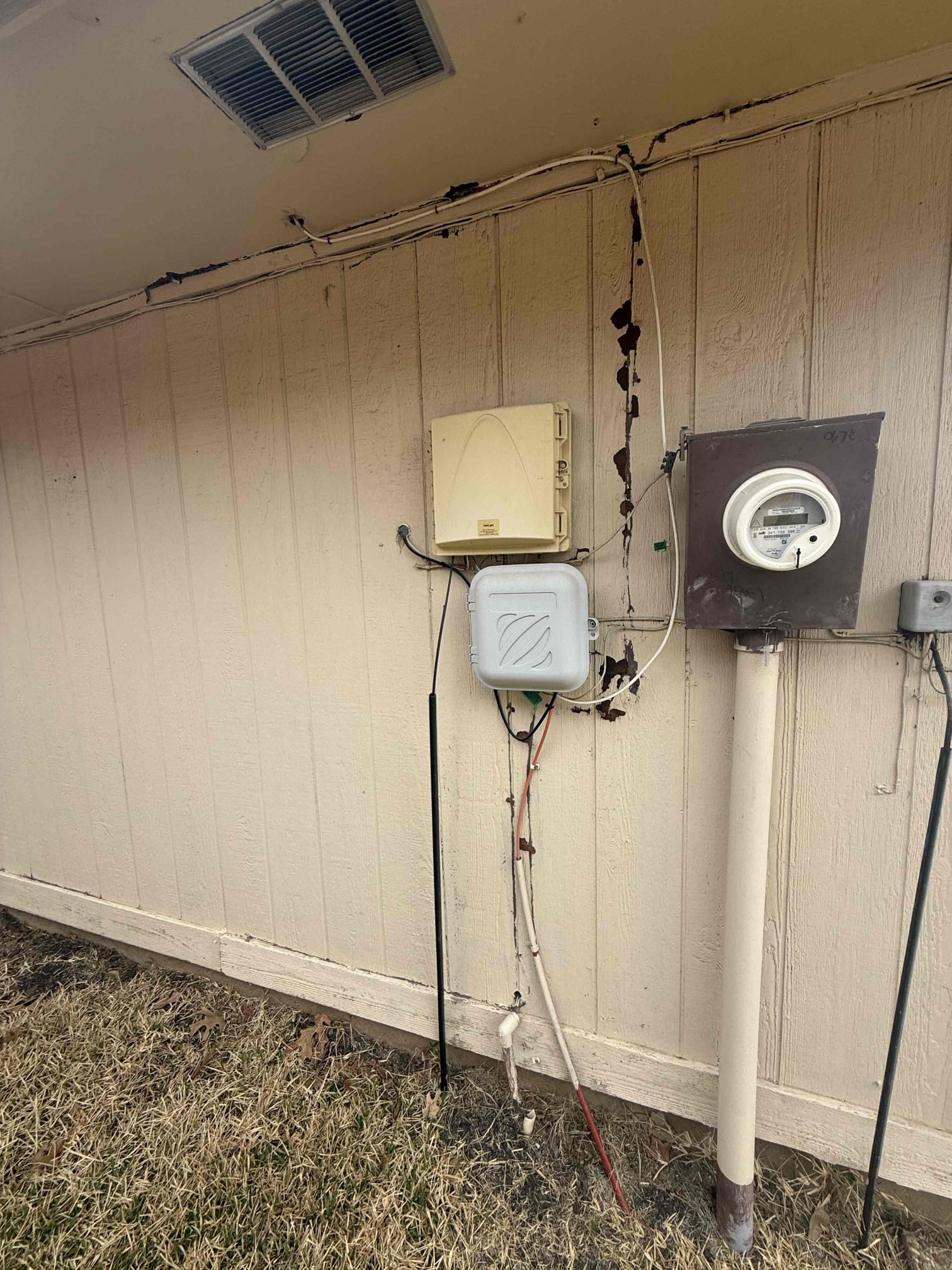 Customer needed to use ceiling fans installed and potentially to fan brace boxes. Customer wanted to think about selling fan insulation but told him we can give him a bundle price if he had other things that he wanted done. So we performed the electrical safety inspection and found some major concerns that will need to be addressed. Customer is going to figure out if encore is going to help pay for the damages because meter base is falling off wall And go to the bank and see how he can finance it due to him not wanting to use our finance. “Is good for 30 days and then reaching back out to him next Friday to talk about what he has figured out.