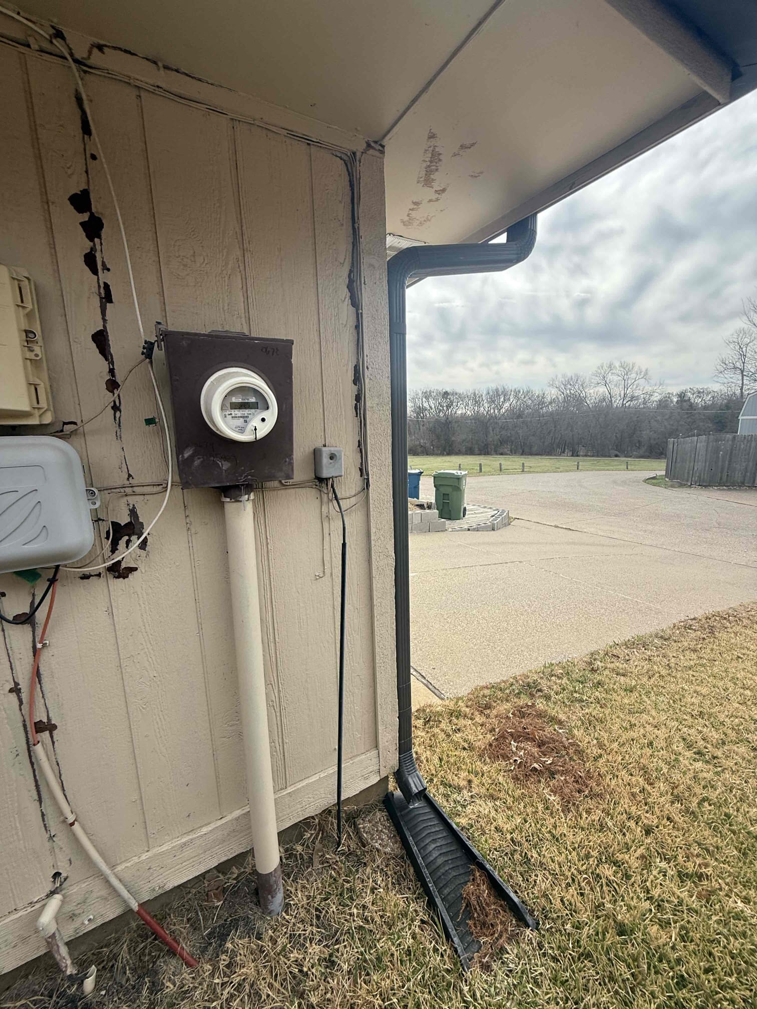 Customer needed to use ceiling fans installed and potentially to fan brace boxes. Customer wanted to think about selling fan insulation but told him we can give him a bundle price if he had other things that he wanted done. So we performed the electrical safety inspection and found some major concerns that will need to be addressed. Customer is going to figure out if encore is going to help pay for the damages because meter base is falling off wall And go to the bank and see how he can finance it due to him not wanting to use our finance. “Is good for 30 days and then reaching back out to him next Friday to talk about what he has figured out.