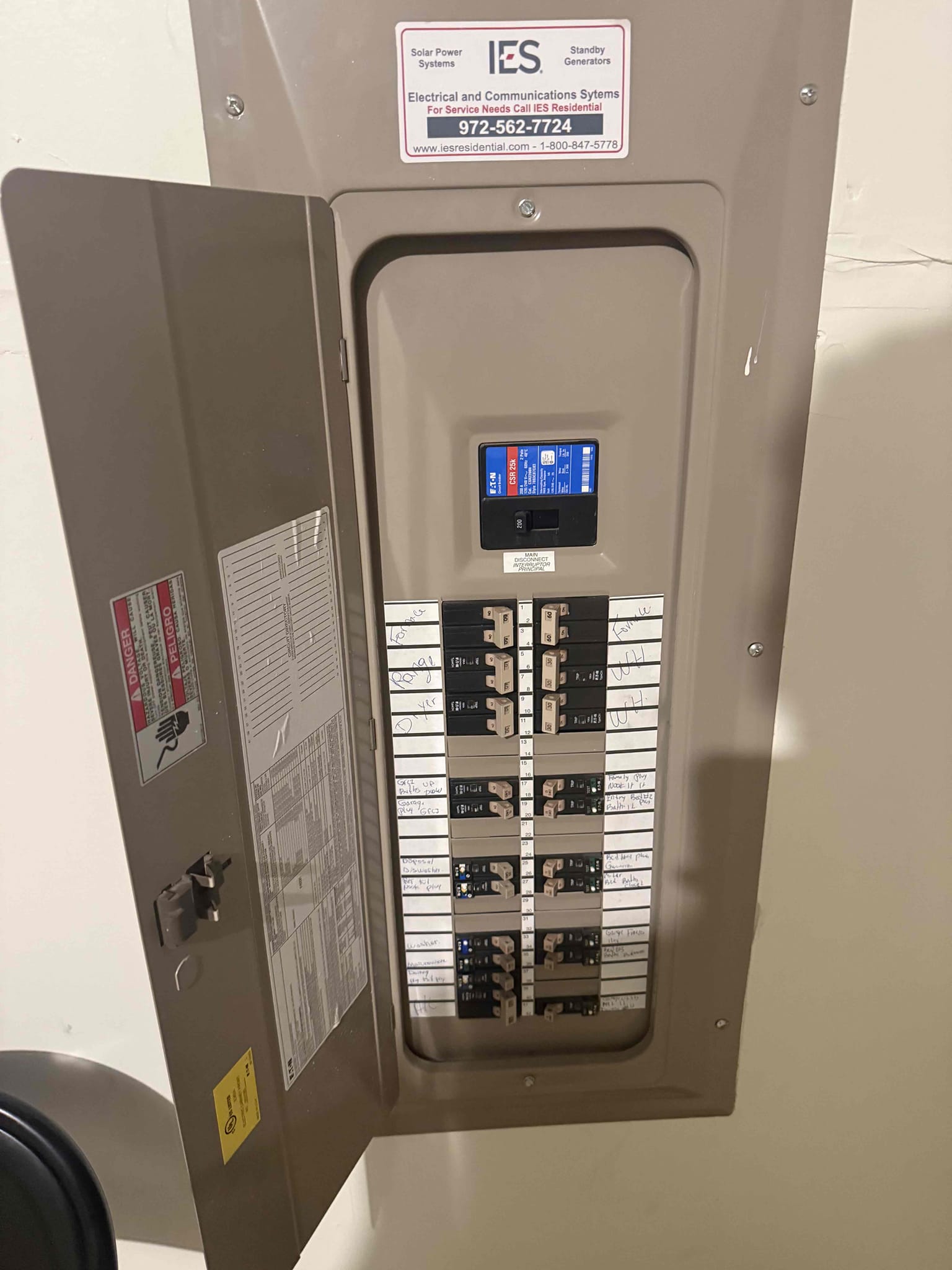 Replace 2, 20 amp dual function ch breakers customer supplied. Controlling his fridge and everything cut on with no issues, and explained how it works and what it does and how to self troubleshoot circuits. Also replaced that dining room plug and kitchen plug at the bottom left customer supplied. No warranty on breaker. Everything works 