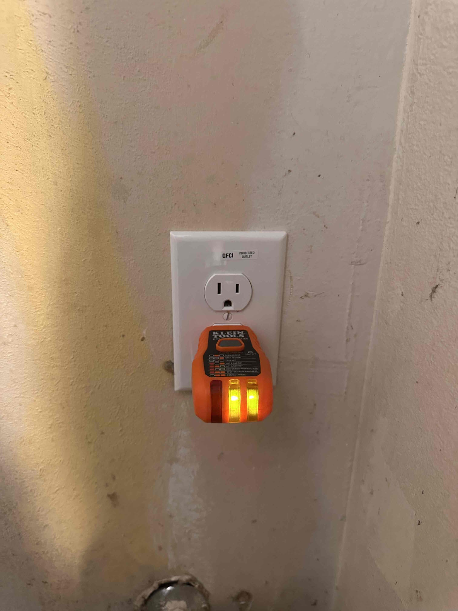 Run outlet outside of house for tankless water heater 
Thursday at 12 
1. Come off existing plug under cabinet to outside
2. Install 10 ft of pipe and set 2 jboxes
3. Install gfci outlet for water heater 
4. Load calculation (free) 

Blake@calltoptech.com

Ran power from outlet in kitchen next to wine cooler and ran outside through conduit back into water heater closet and installed outlet for tankless water heater 