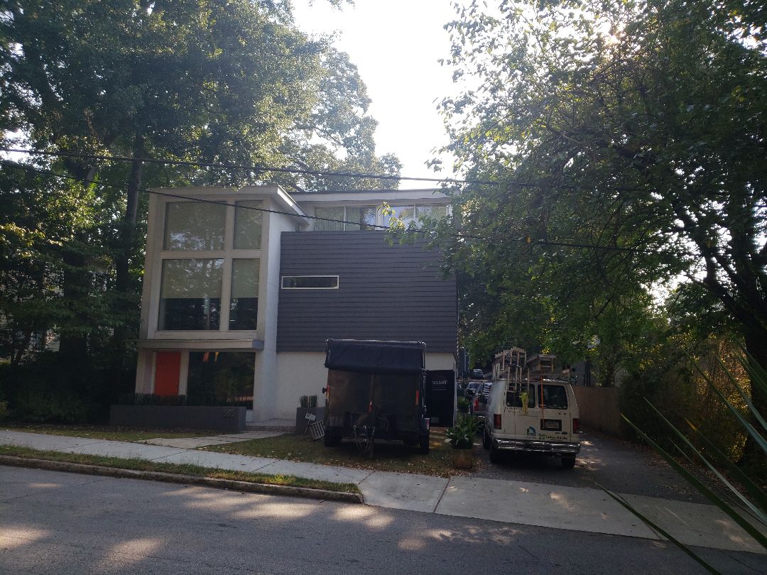Atlanta, GA - Replacing rotten wood and hardie panels. Atlanta, GA - Replacing rotten wood and hardie panels.