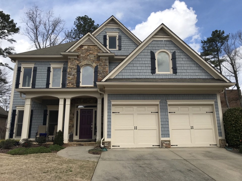 Quote for James Hardie Shingle replacement, exterior painting using Sherwin Williams Resilience paint, in Smyrna GA Quote for James Hardie Shingle replacement, exterior painting using Sherwin Williams Resilience paint, in Smyrna GA